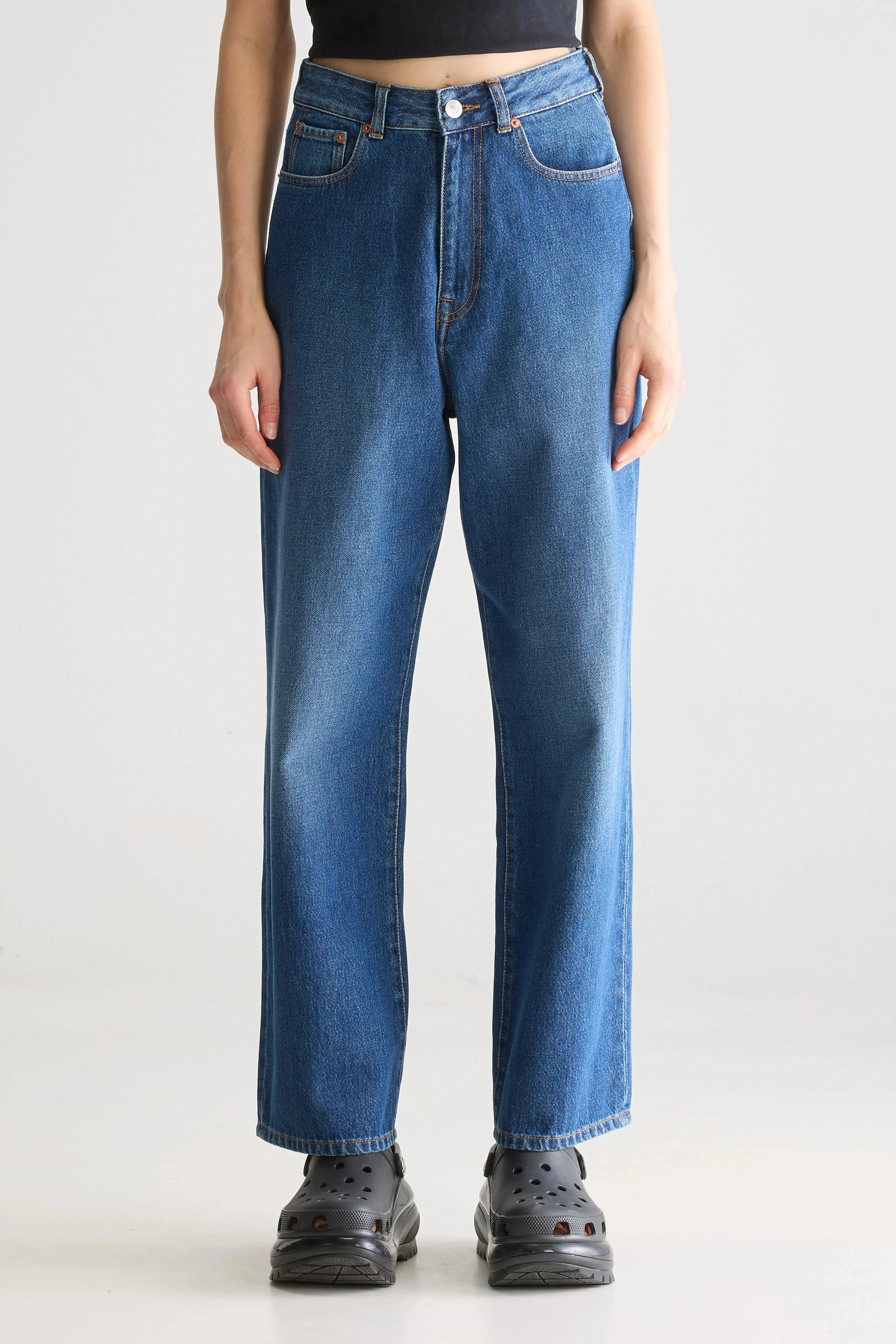 Denim N. 61 wide jeans (252 / W / STONE WASH) sold by Bellrose product image thumbnail 3