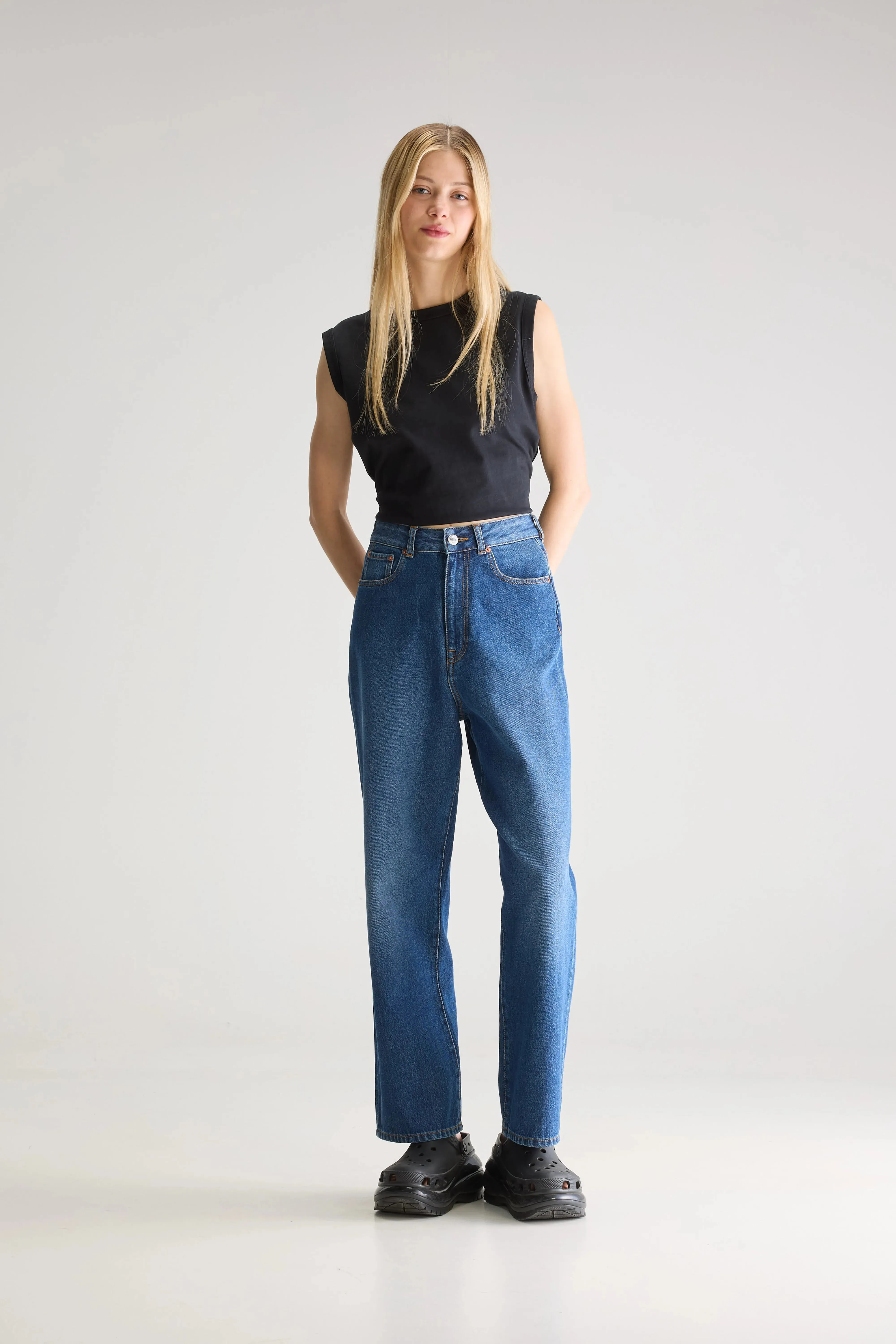 Denim N. 61 wide jeans (252 / W / STONE WASH) sold by Bellrose product image thumbnail 2