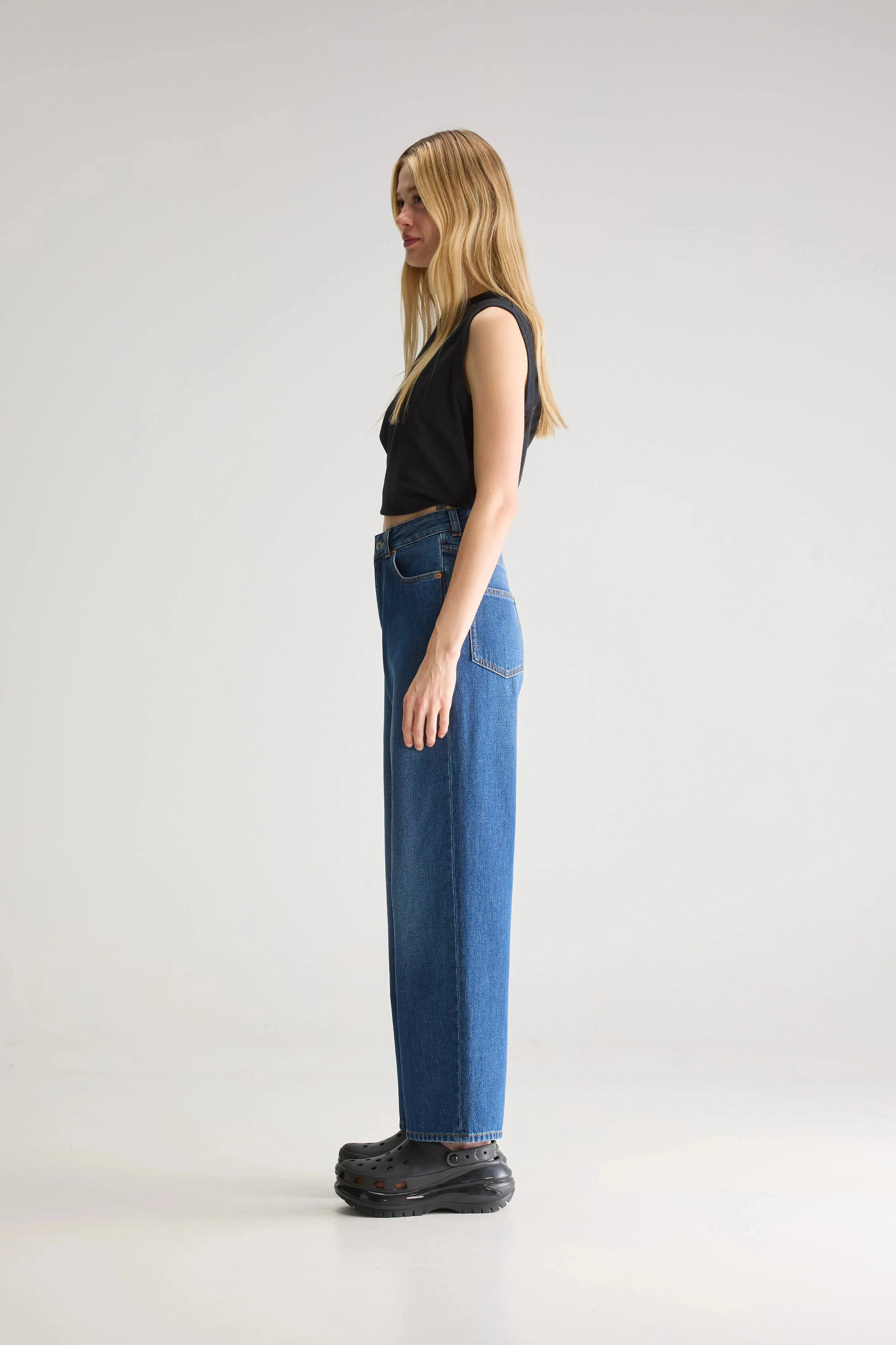 Denim N. 61 wide jeans (252 / W / STONE WASH) sold by Bellrose product image thumbnail 5