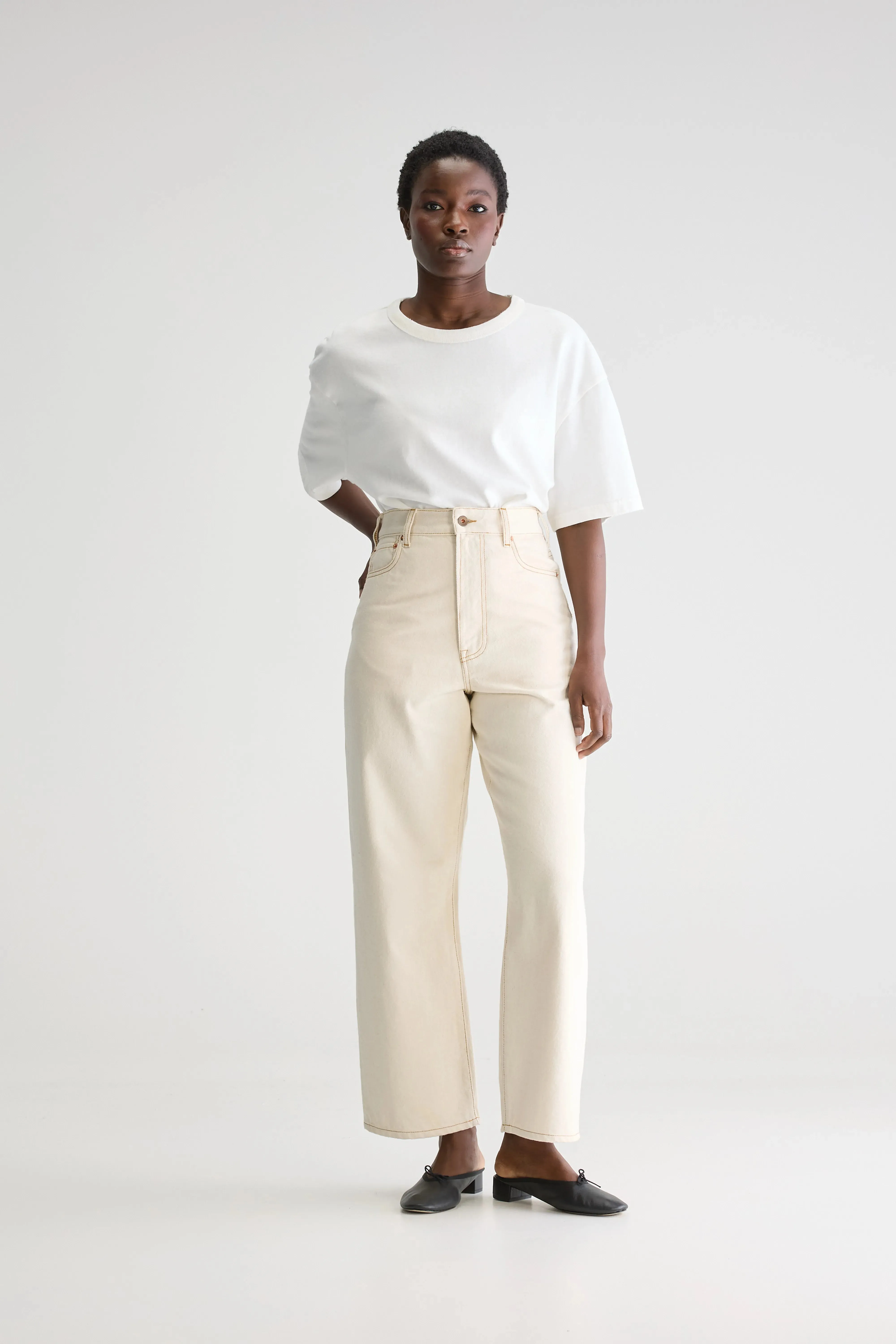 Denim N. 61 wide jeans (252 / W / NATURAL) sold by Bellrose product image thumbnail 2