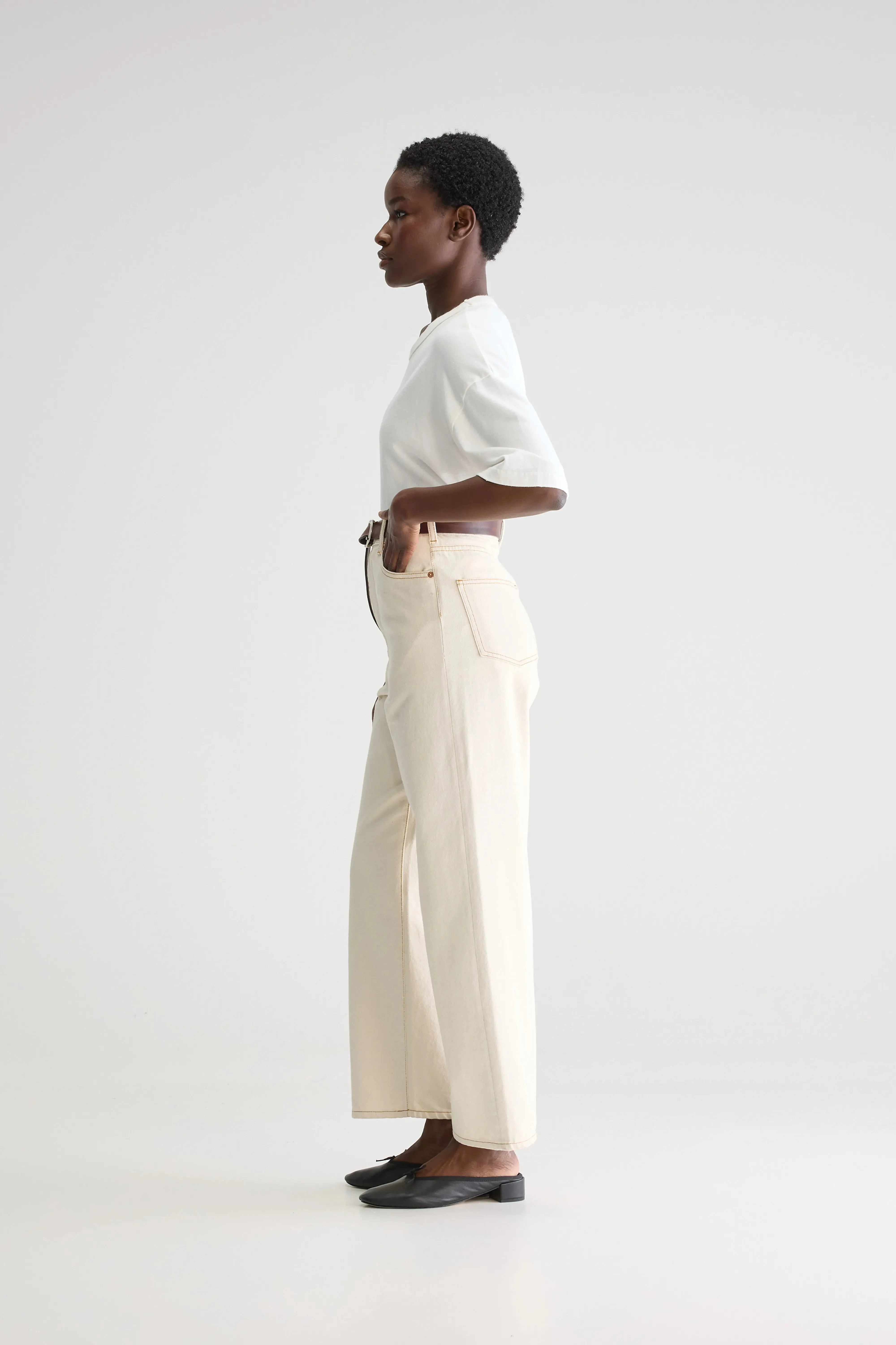 Denim N. 61 wide jeans (252 / W / NATURAL) sold by Bellrose product image thumbnail 5