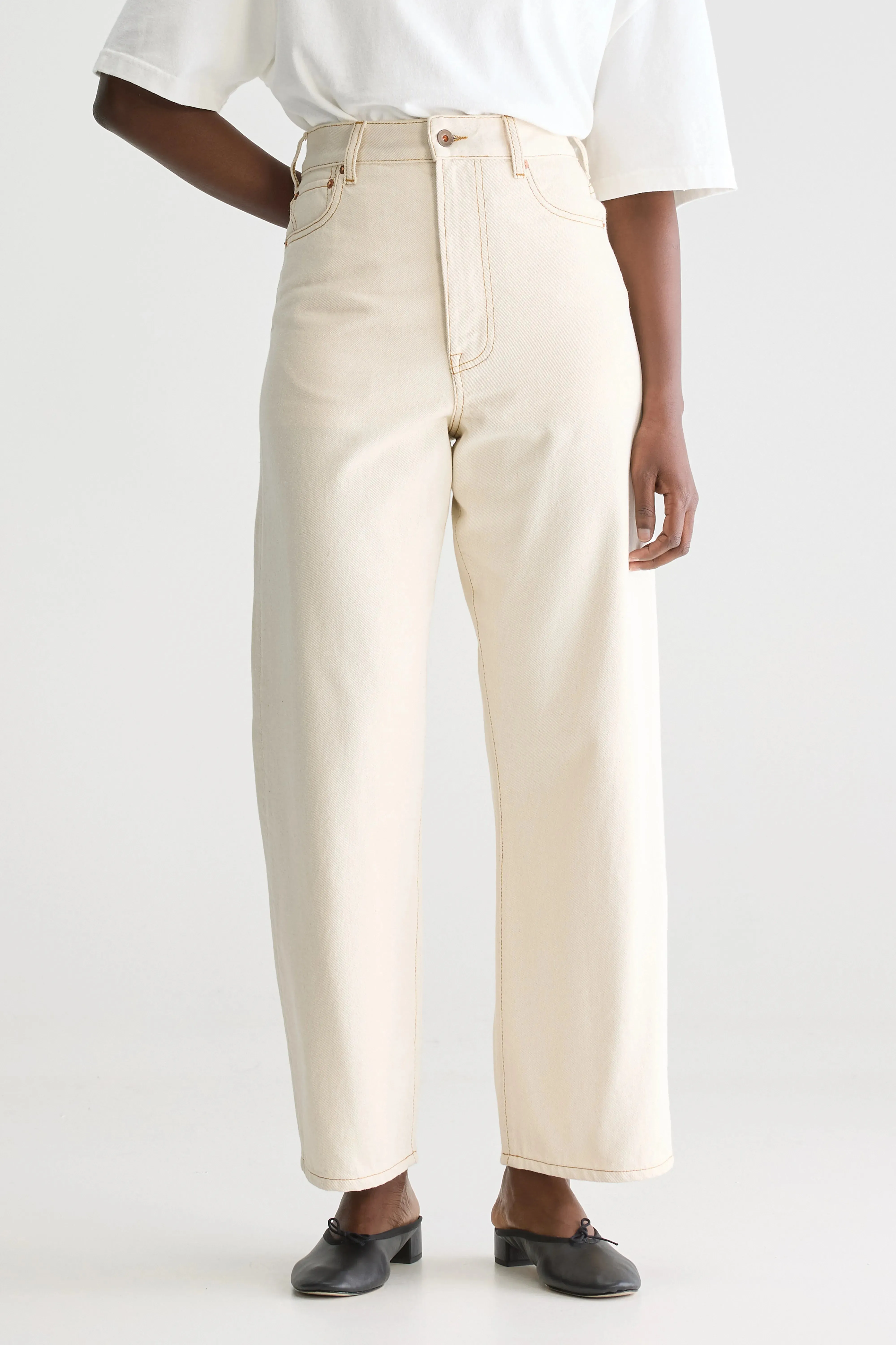 Denim N. 61 wide jeans (252 / W / NATURAL) sold by Bellrose product image thumbnail 3