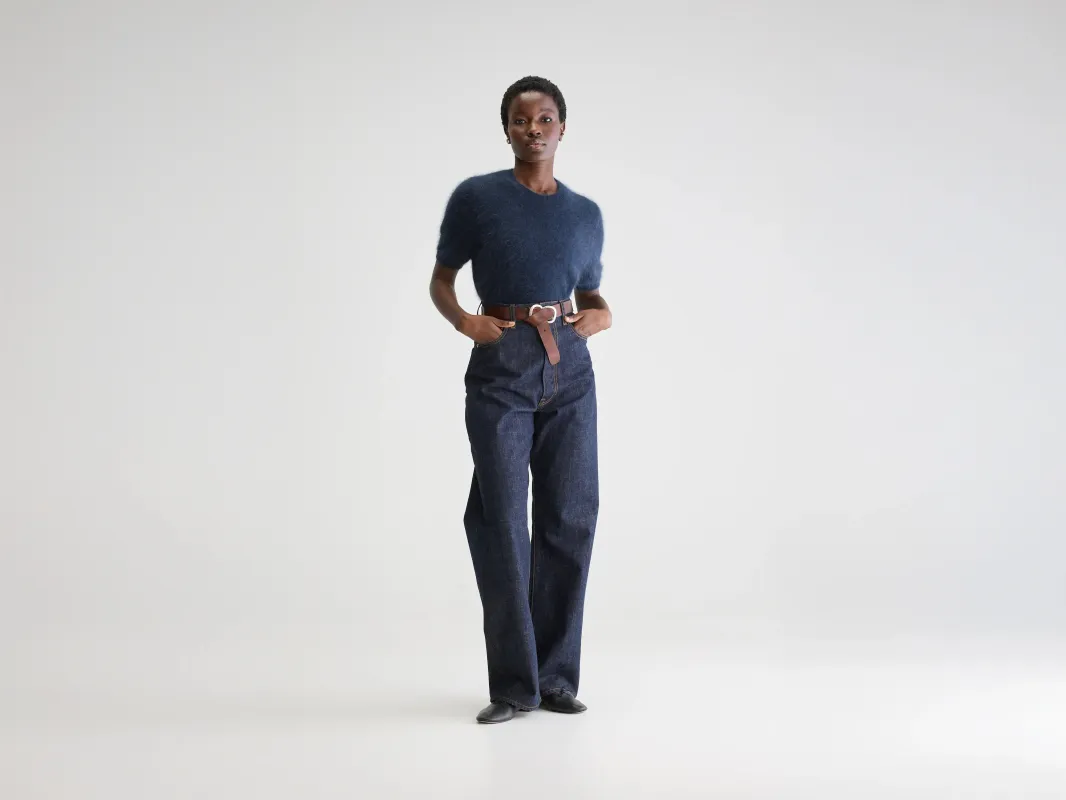 Denim N. 61 wide jeans (252 / W / BLUE RINSE) sold by Bellrose