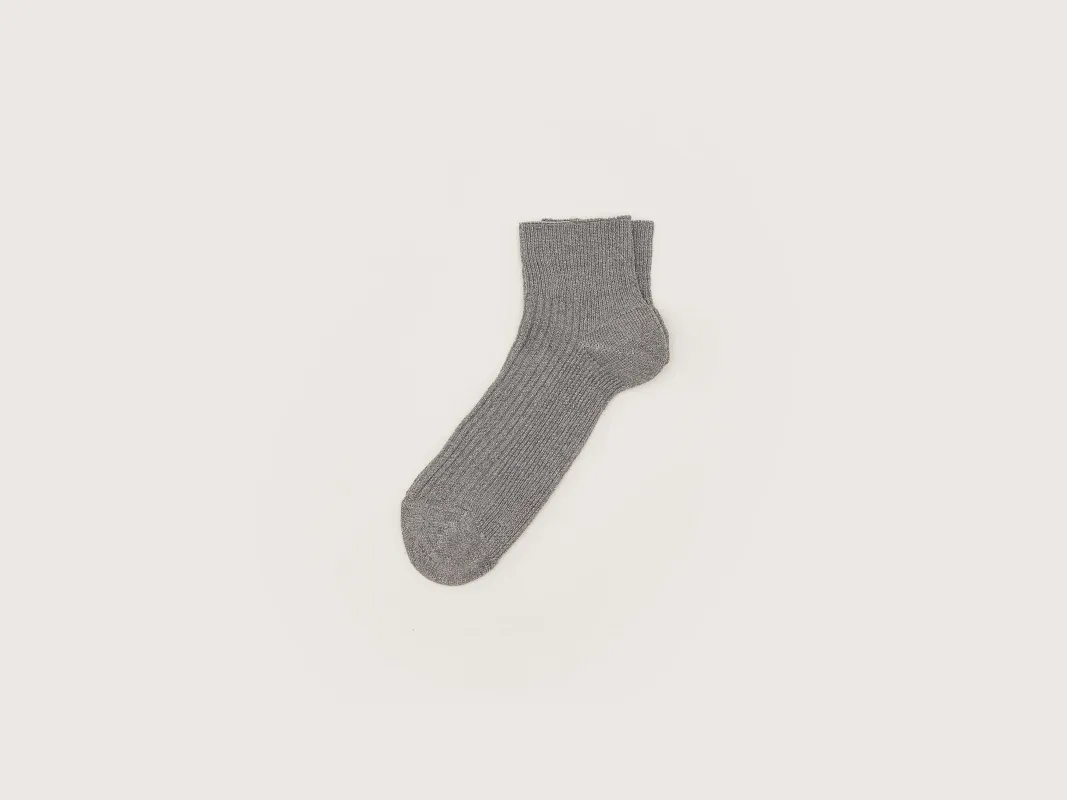 Bapis short socks (252 / W / H. GREY) sold by Bellrose