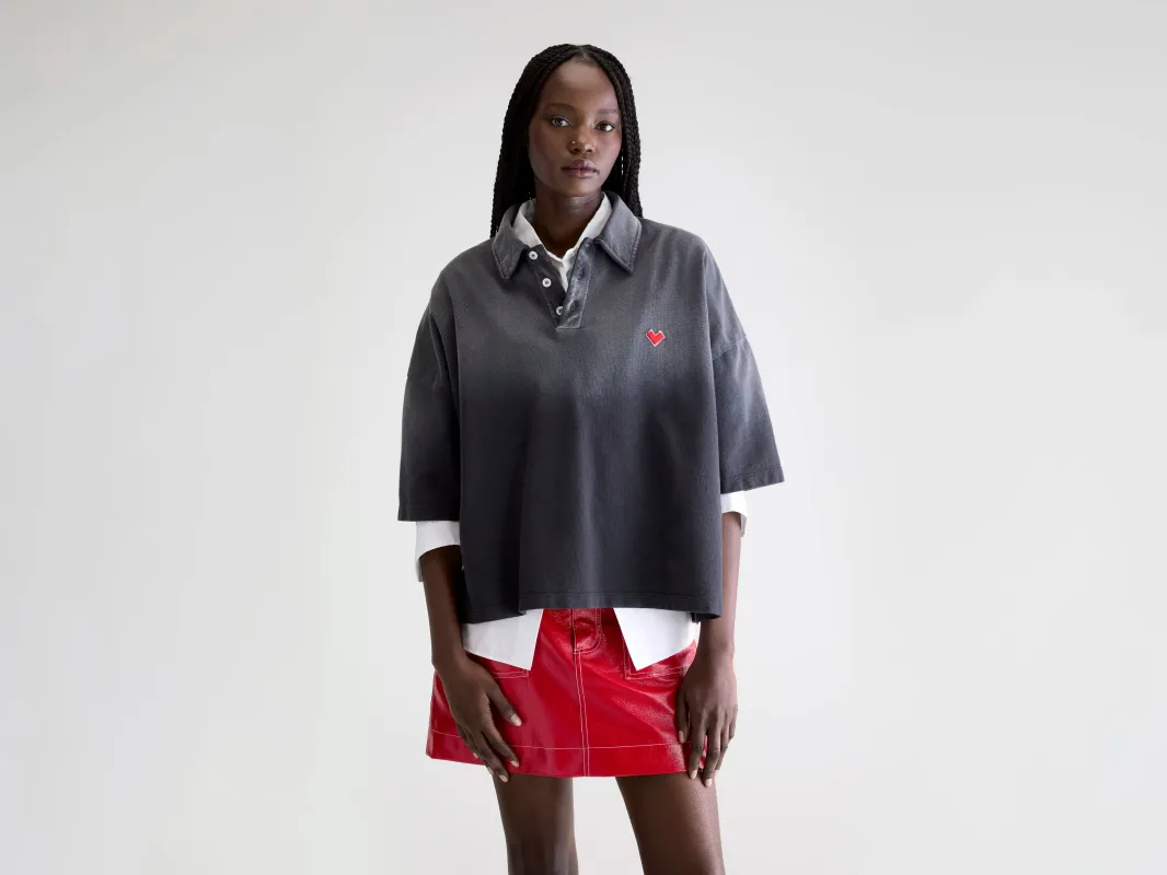 Foolo short-sleeve polo (252 / W / BLACK BLUE) sold by Bellrose