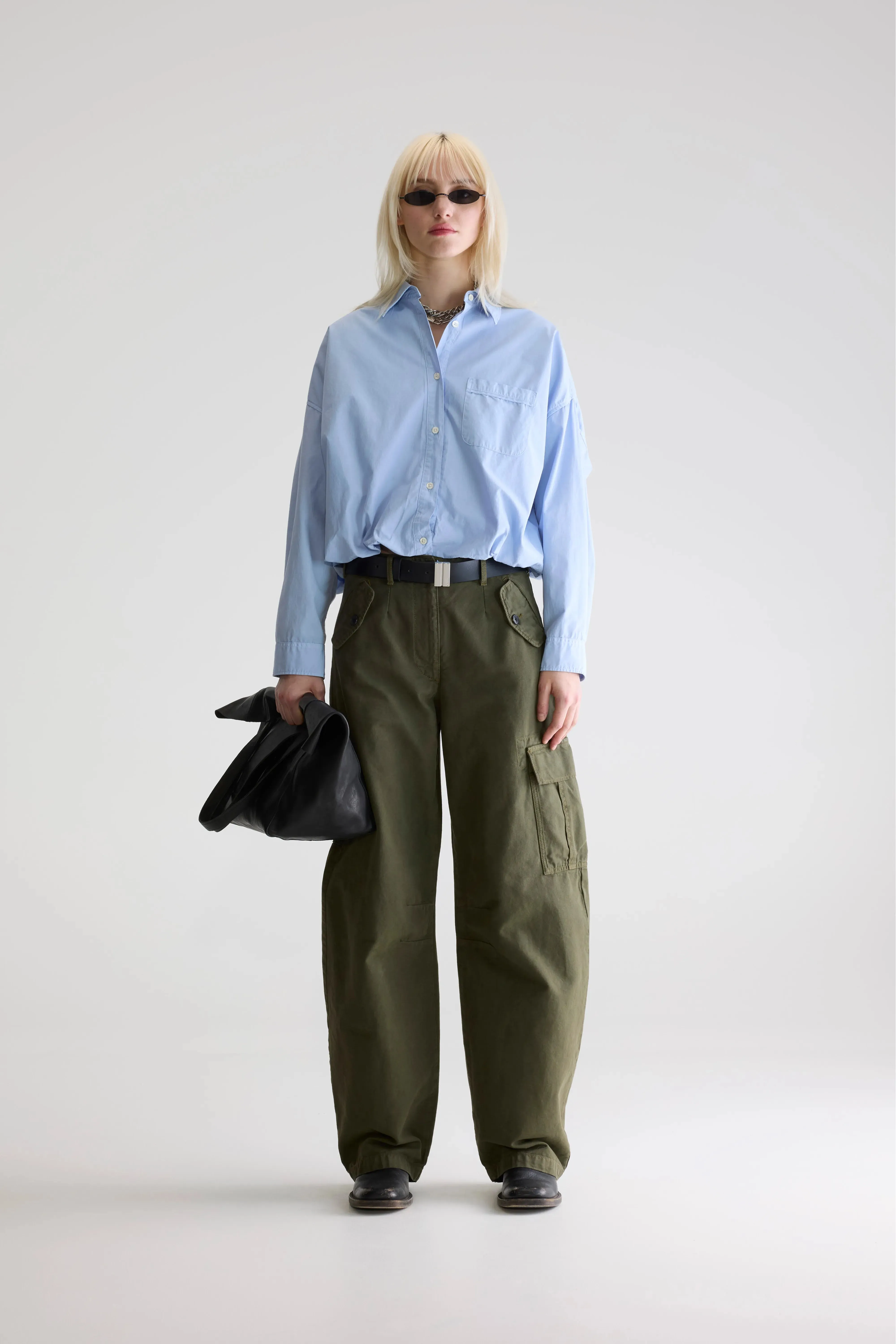 Graham cropped shirt (252 / W / SKY) sold by Bellrose product image thumbnail 3