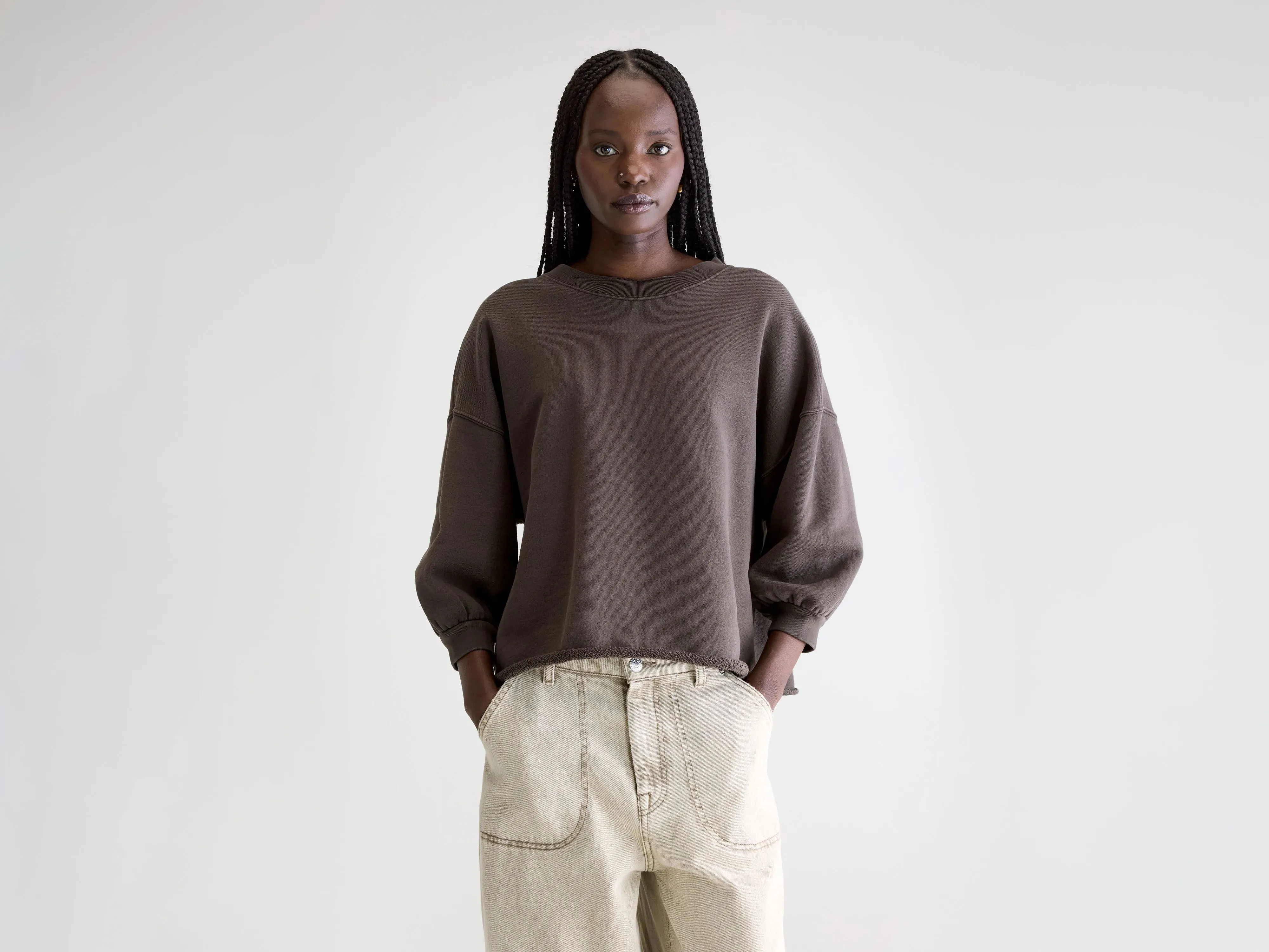 Vicske crewneck sweatshirt (252 / W / DARK ROAST) sold by Bellrose