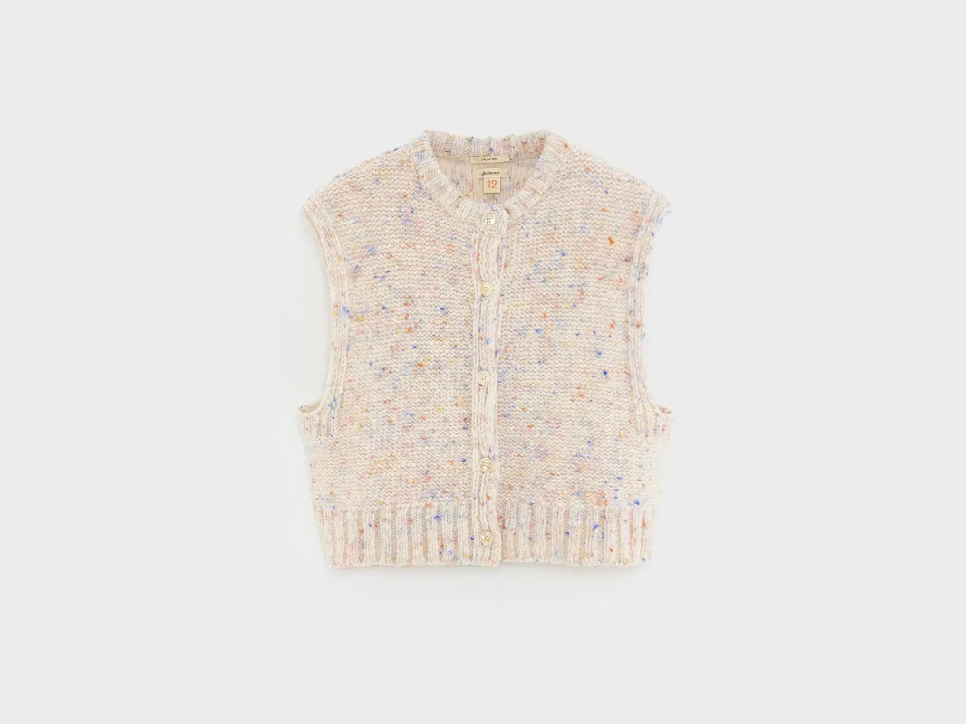 Agagi sleeveless cardigan (252 / G / COMBO A) sold by Bellrose