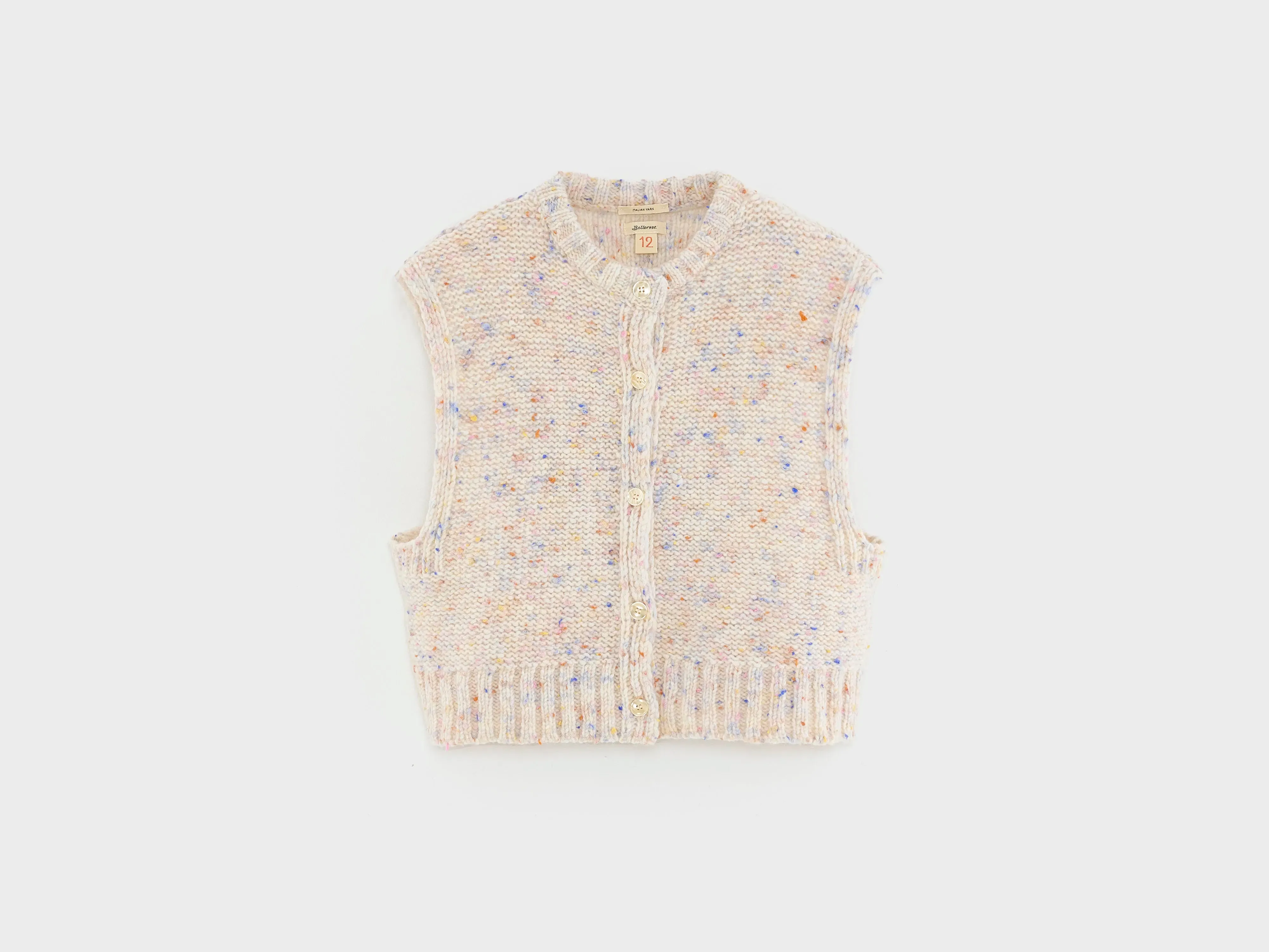 Agagi sleeveless cardigan (252 / G / COMBO A) sold by Bellrose