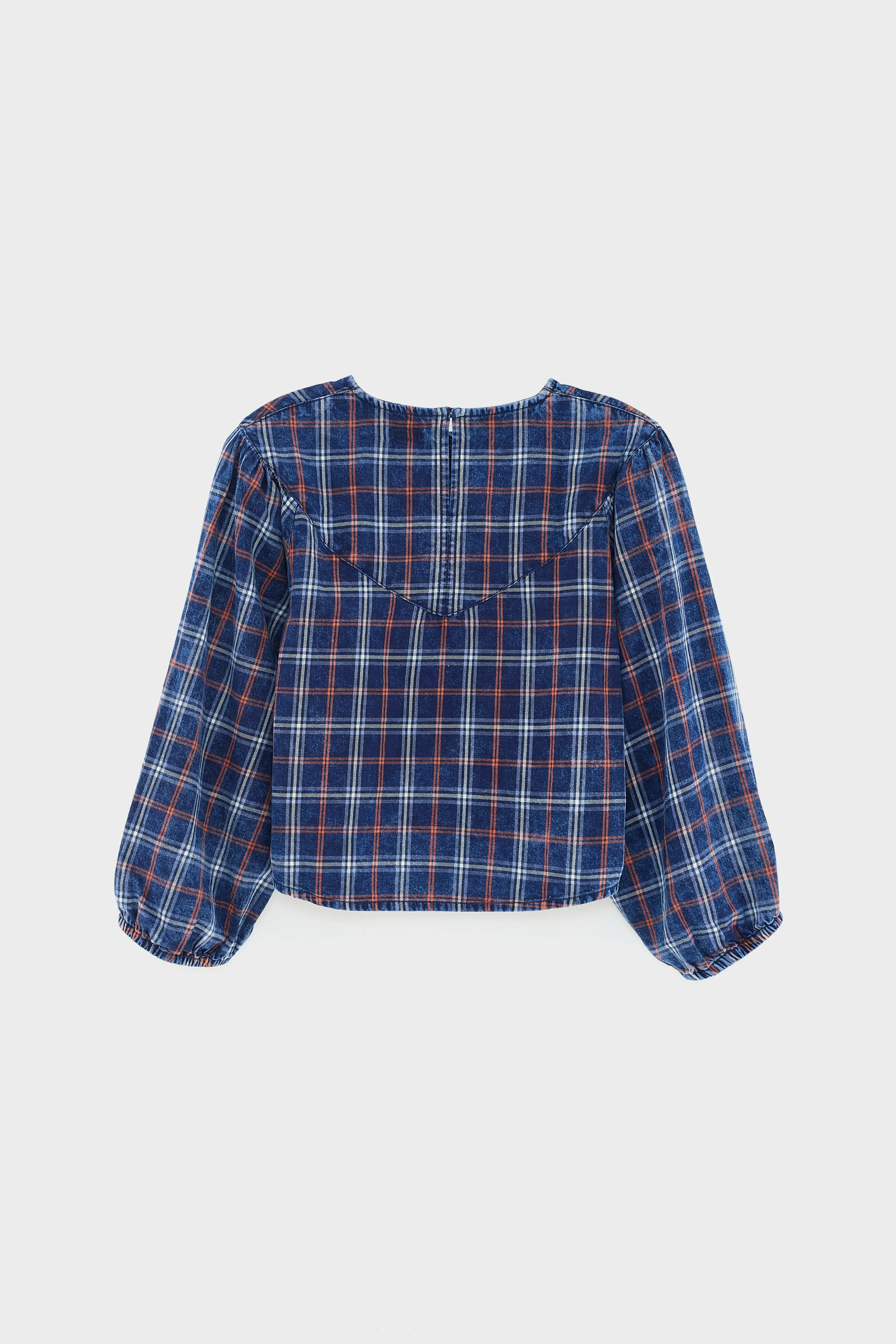 Wimpi plaid blouse (252 / G / CHECK B) sold by Bellrose product image thumbnail 4