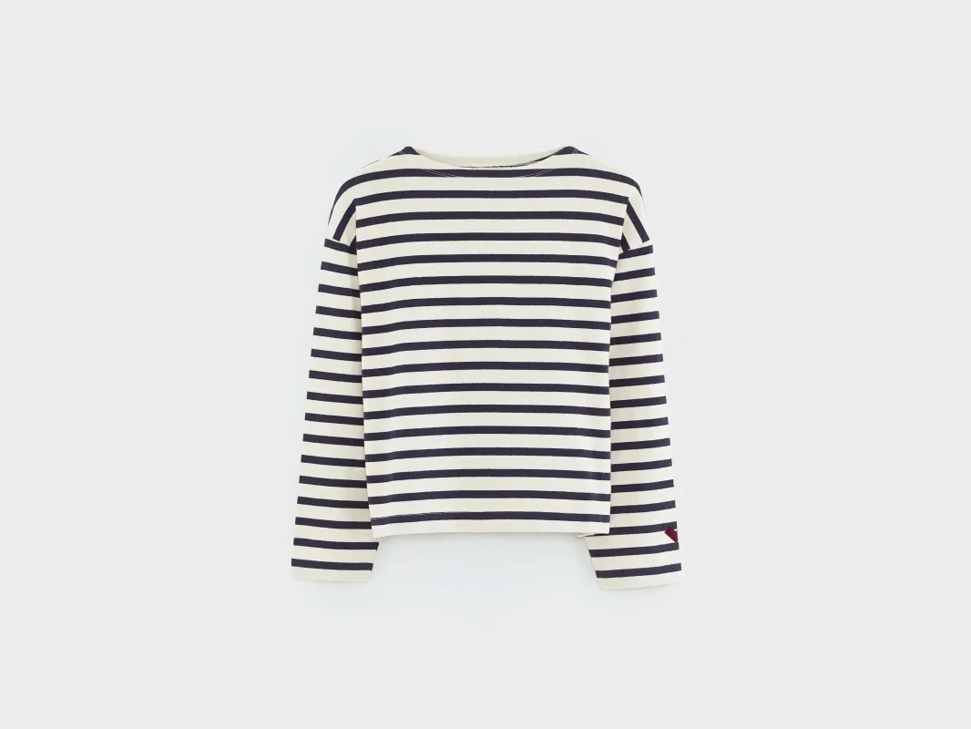 Vailor cropped t-shirt (252 / G / STRIPE A) sold by Bellrose