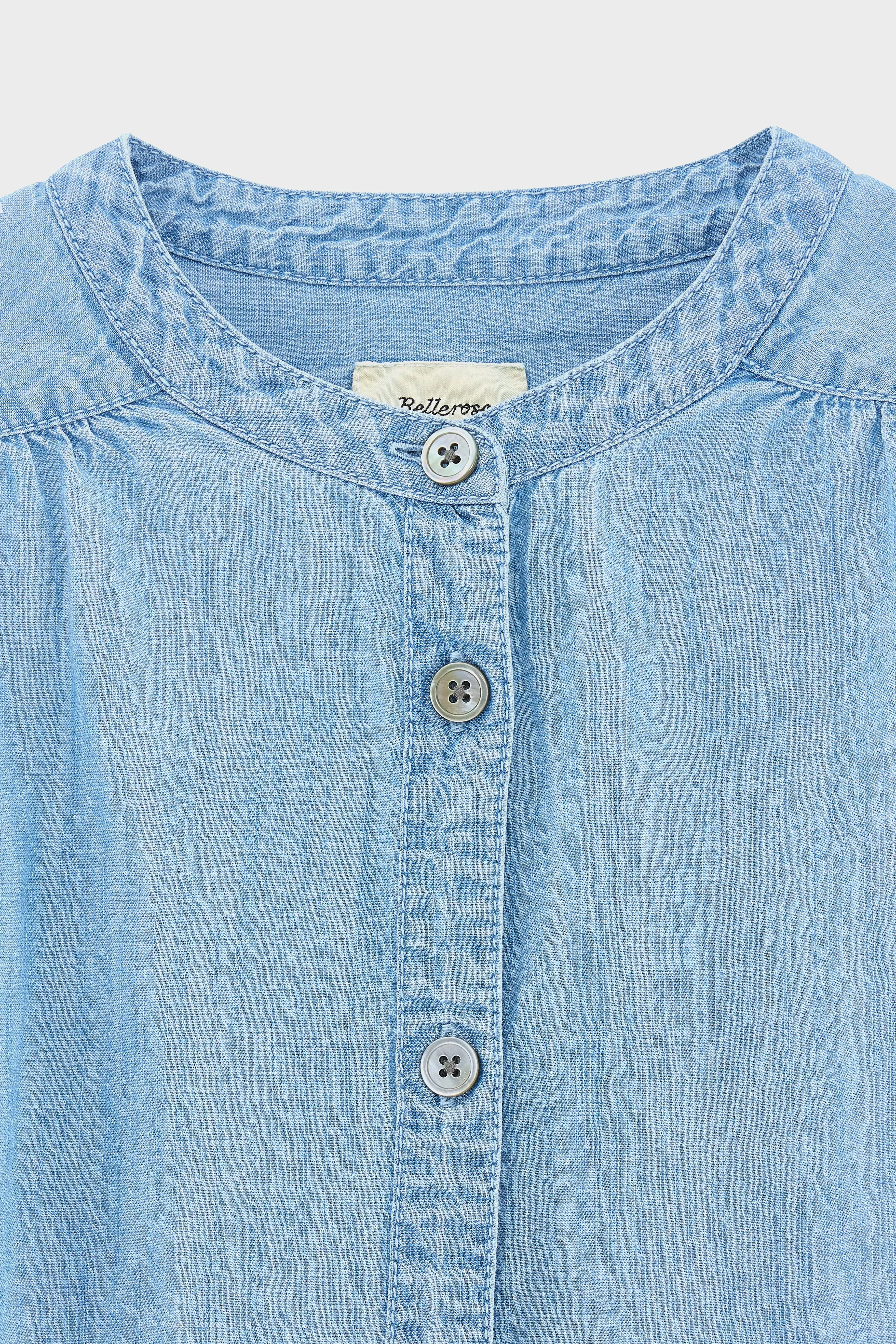 Hopsa denim blouse (252 / G / LT BLUE STONE) sold by Bellrose product image thumbnail 3
