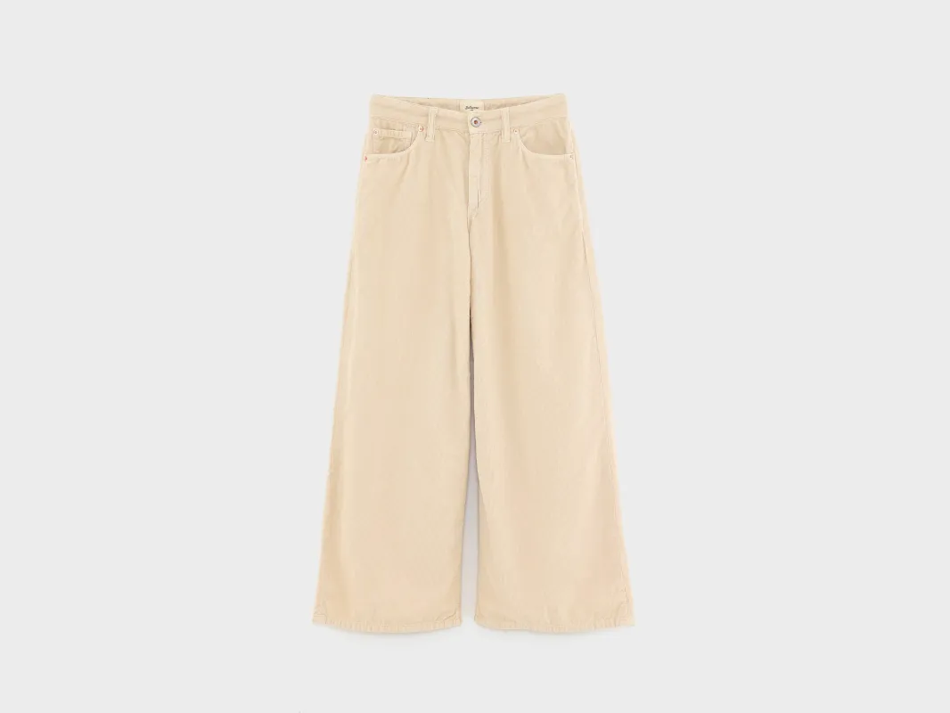 Kae wide trousers (252 / G / CEMENT) sold by Bellrose