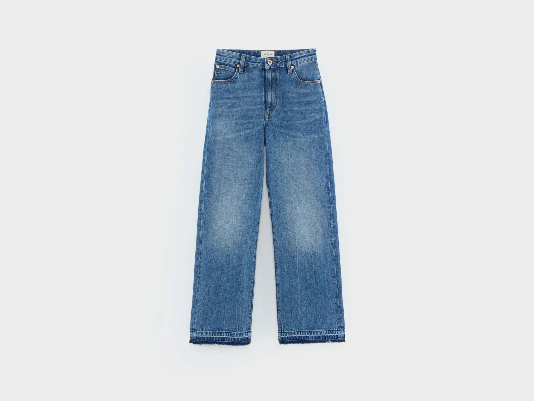 Haikure Flora Flared Jeans - Vintage Blue | Parallel