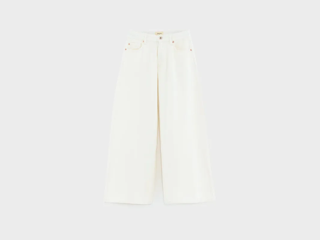 Kae wide trousers (252 / G / WHITE) sold by Bellrose