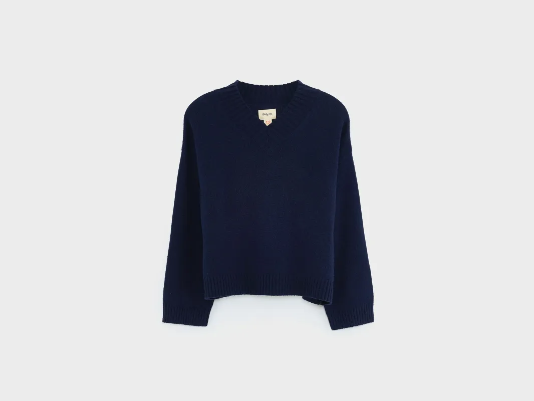Gimiv v-neck sweater (252 / G / AMERICA) made by Bellerose