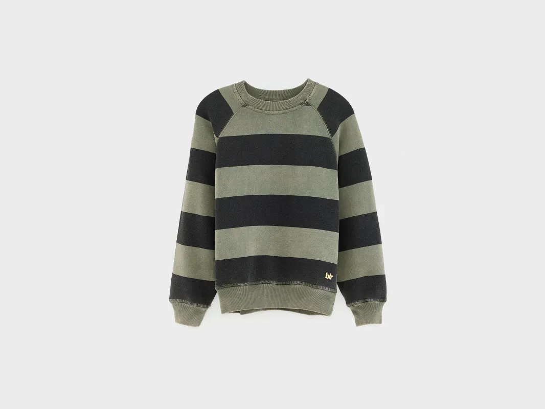 Fagolo crewneck sweatshirt (252 / B / STRIPE D) sold by Bellrose