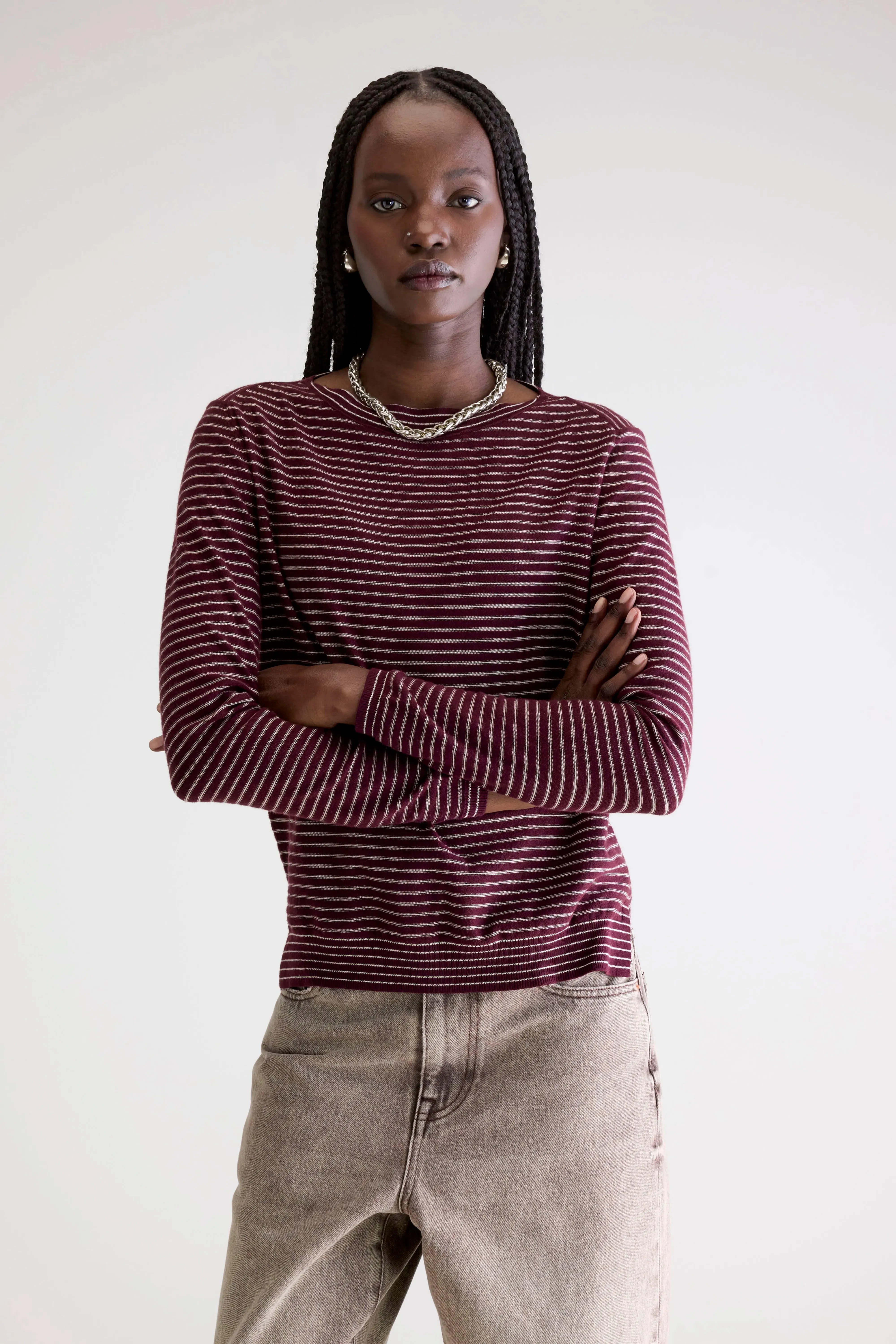 Gop boatneck sweater (252 / W / STRIPE A) sold by Bellrose product image thumbnail 2