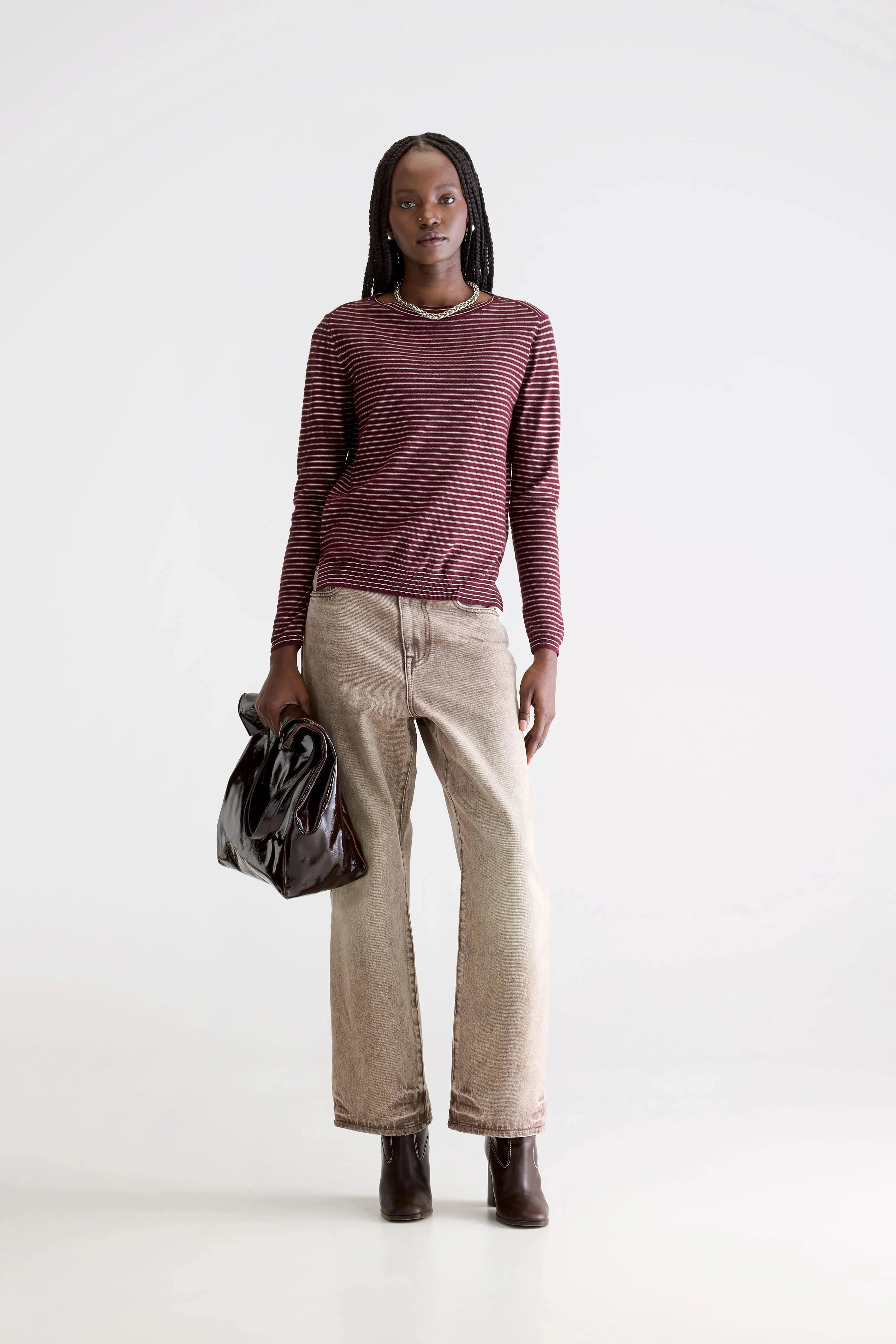 Gop boatneck sweater (252 / W / STRIPE A) sold by Bellrose product image thumbnail 3