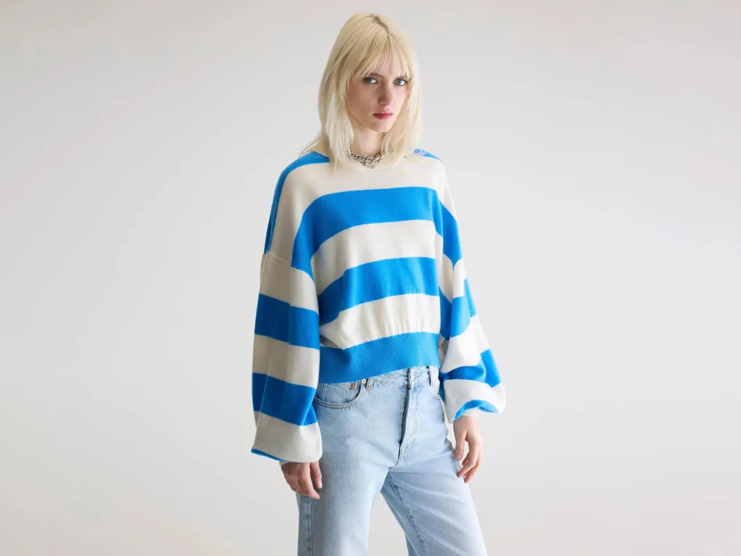 Attus cropped sweater (252 / W / STRIPE A) sold by Bellrose