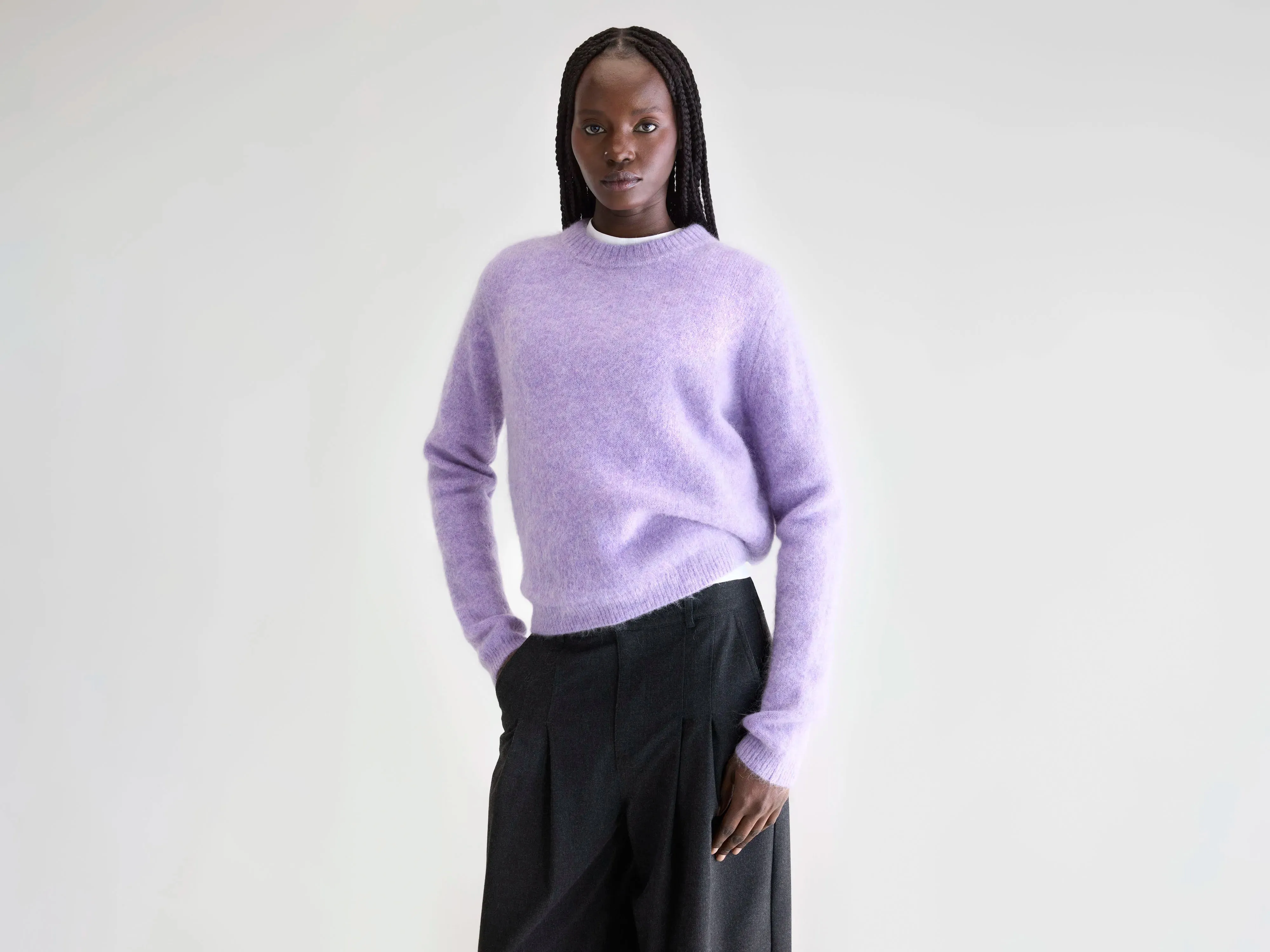 Auron slim sweater (252 / W / BONBON) sold by Bellrose