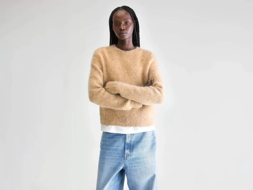 Anco crewneck sweater (252 / W / CAMEL) sold by Bellrose