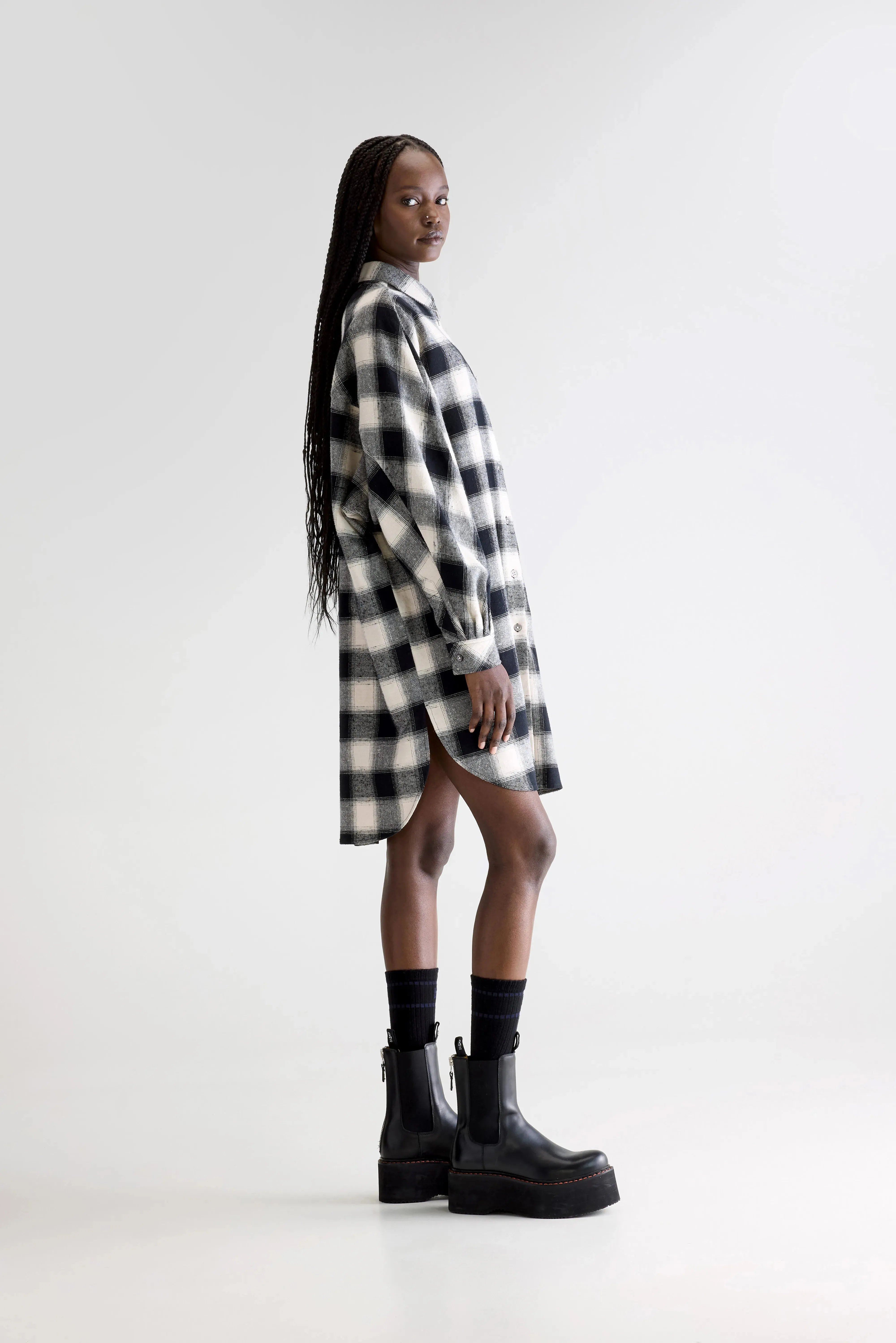 Janet shirt dress (252 / W / CHECK A) sold by Bellrose product image thumbnail 4