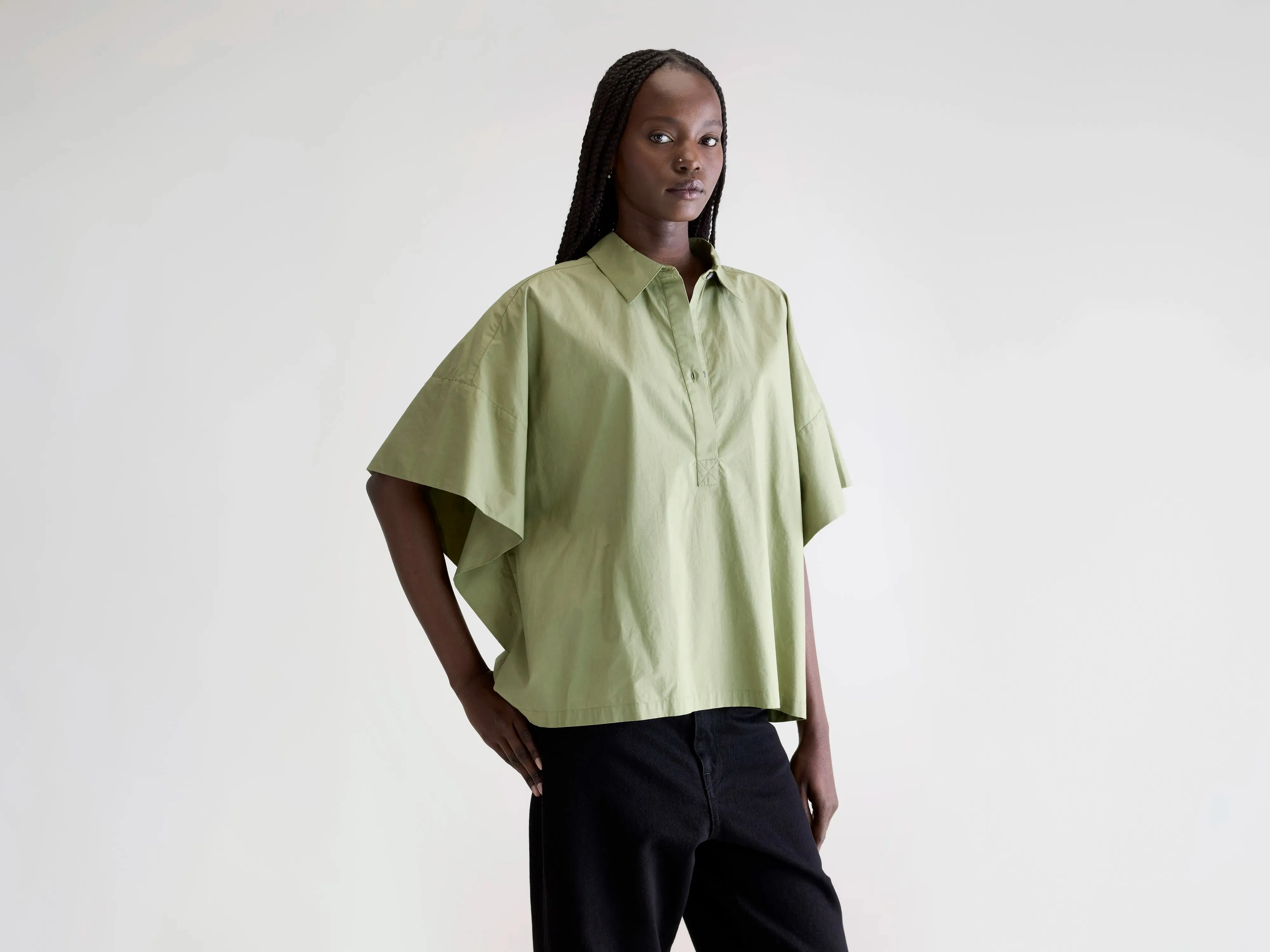 Cairn short-sleeve shirt (252 / W / SAUGE) sold by Bellrose
