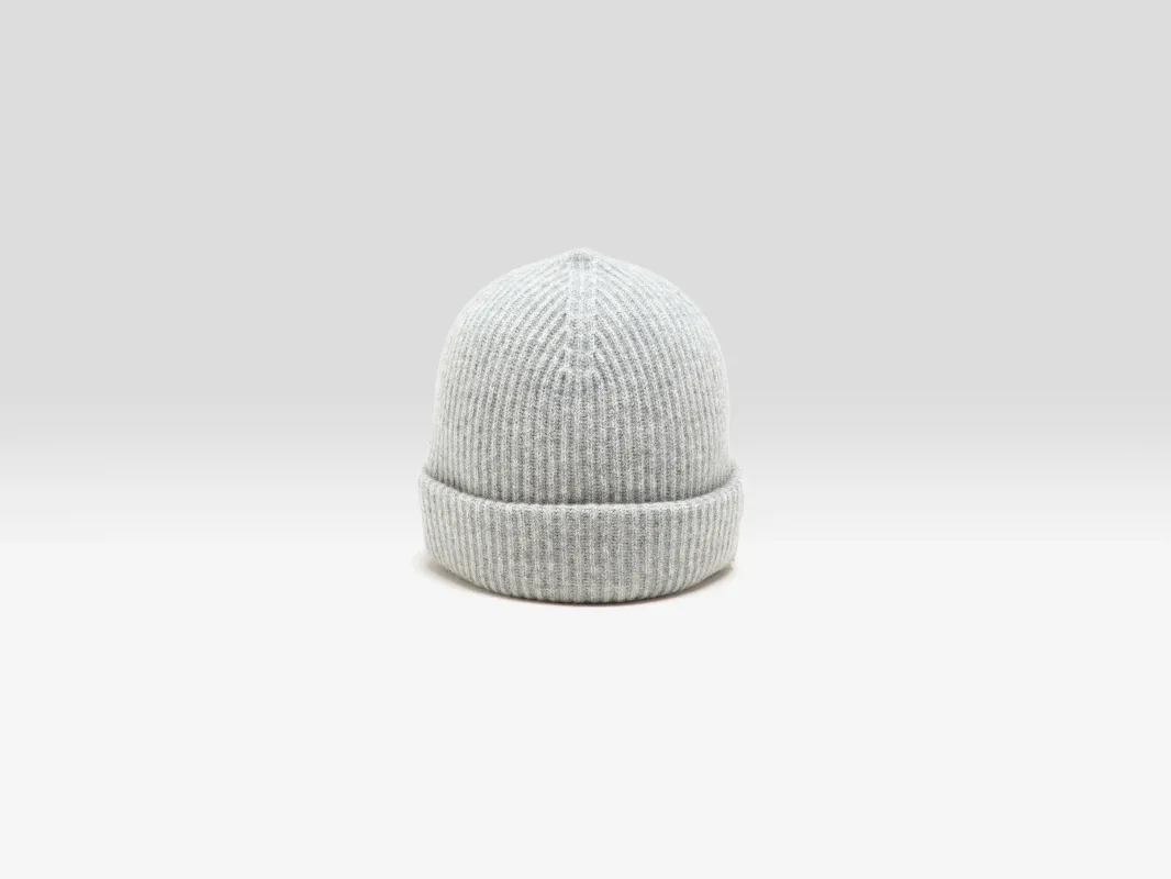 Gateet knitted beanie (252 / W / LIGHT GREY) made by Bellerose
