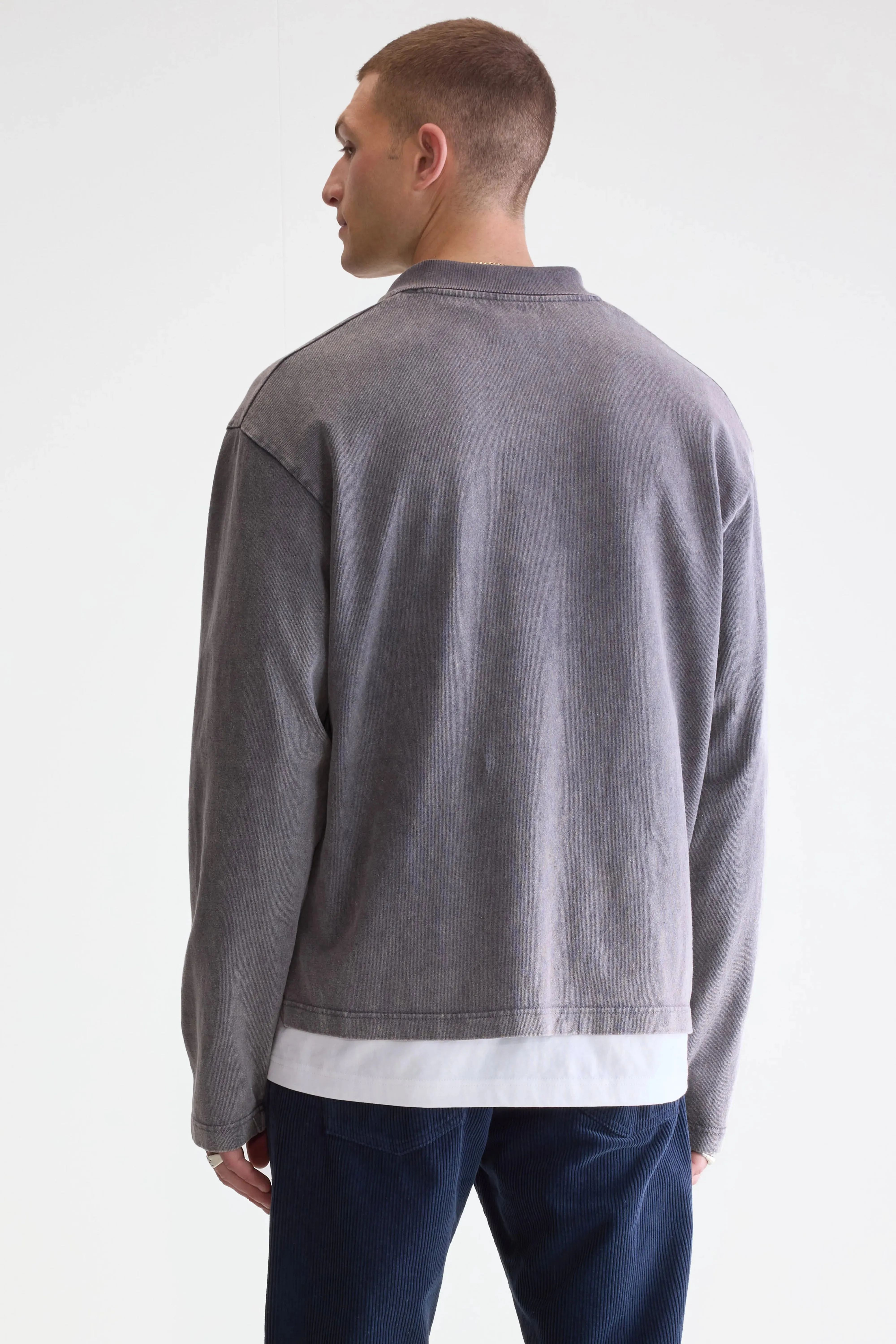 Vlugies long-sleeve polo (252 / M / BLACK BEAUTY) sold by Bellrose product image thumbnail 4