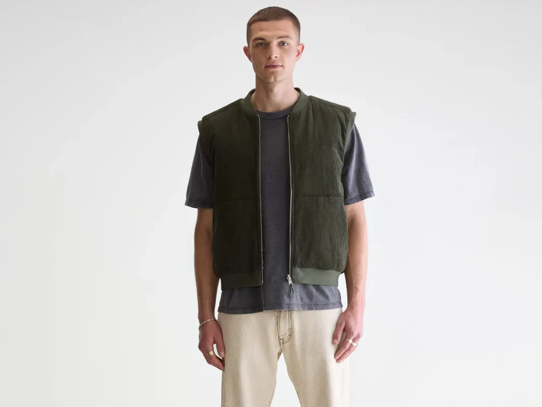 Jocko bodywarmer (252 / M / DARK OLIVE) sold by Bellrose