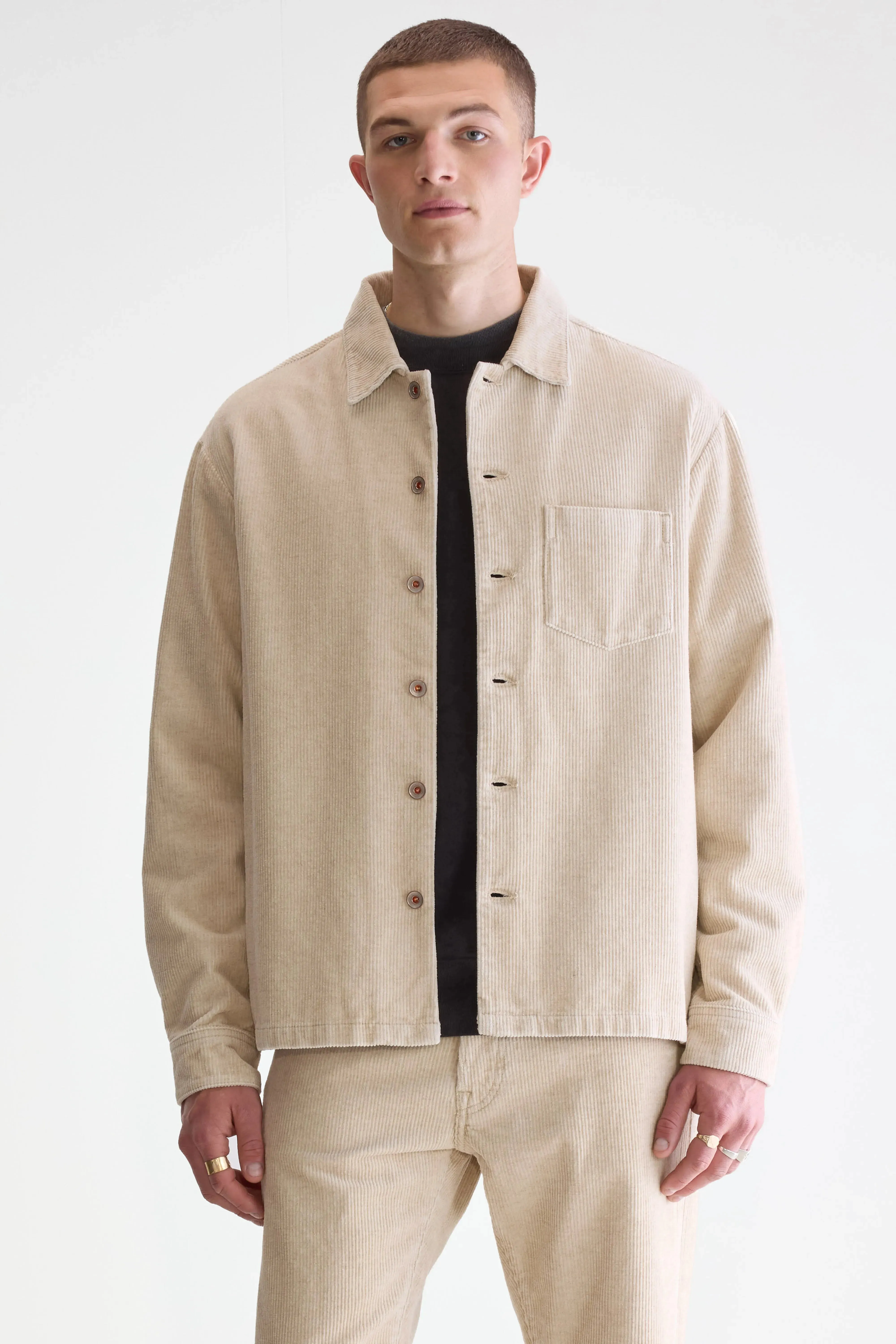 Goney corduroy overshirt (252 / M / CALCAIRE) sold by Bellrose product image thumbnail 2