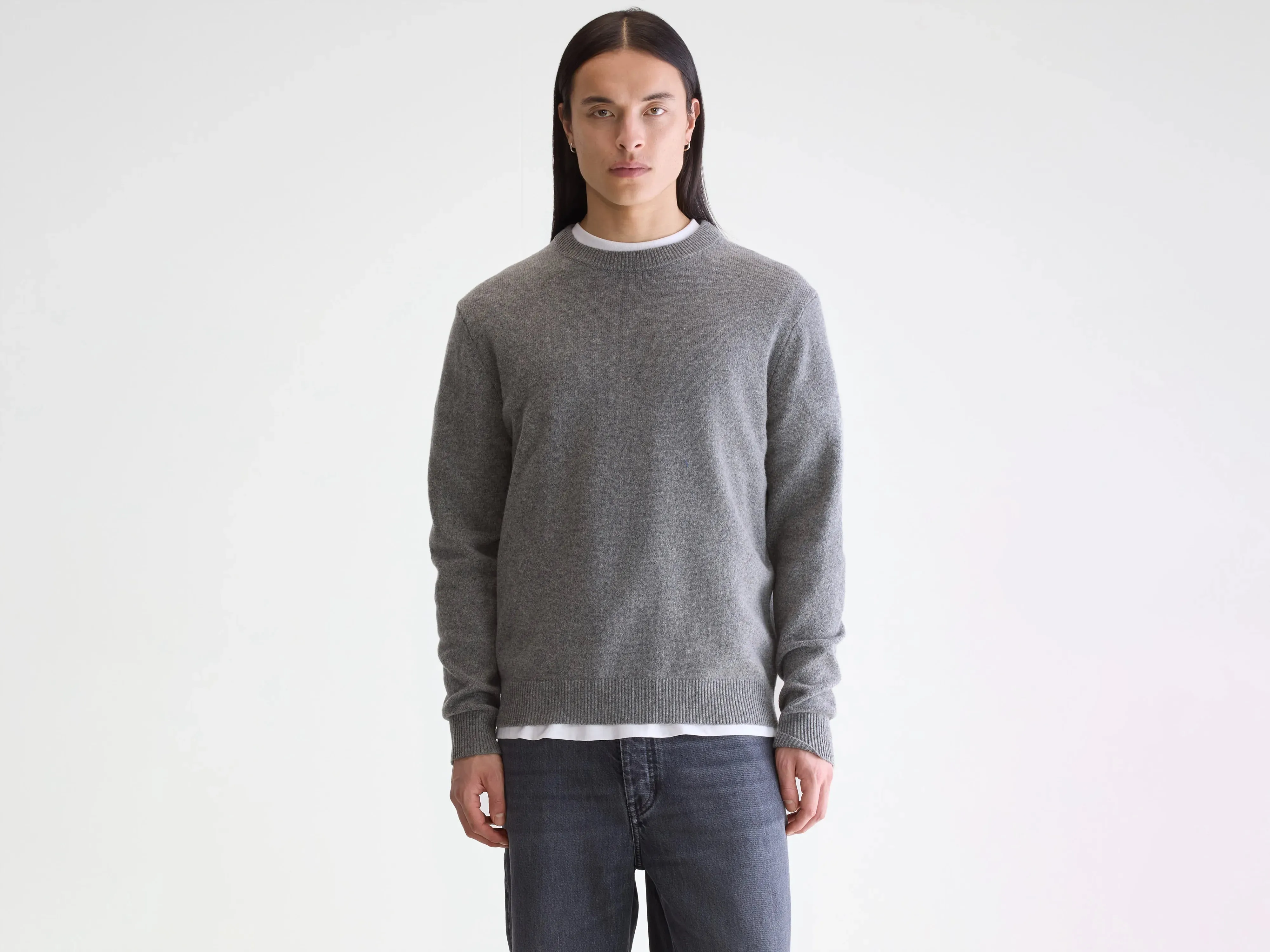 Donoon crewneck sweater (252 / M / MID GREY) sold by Bellrose