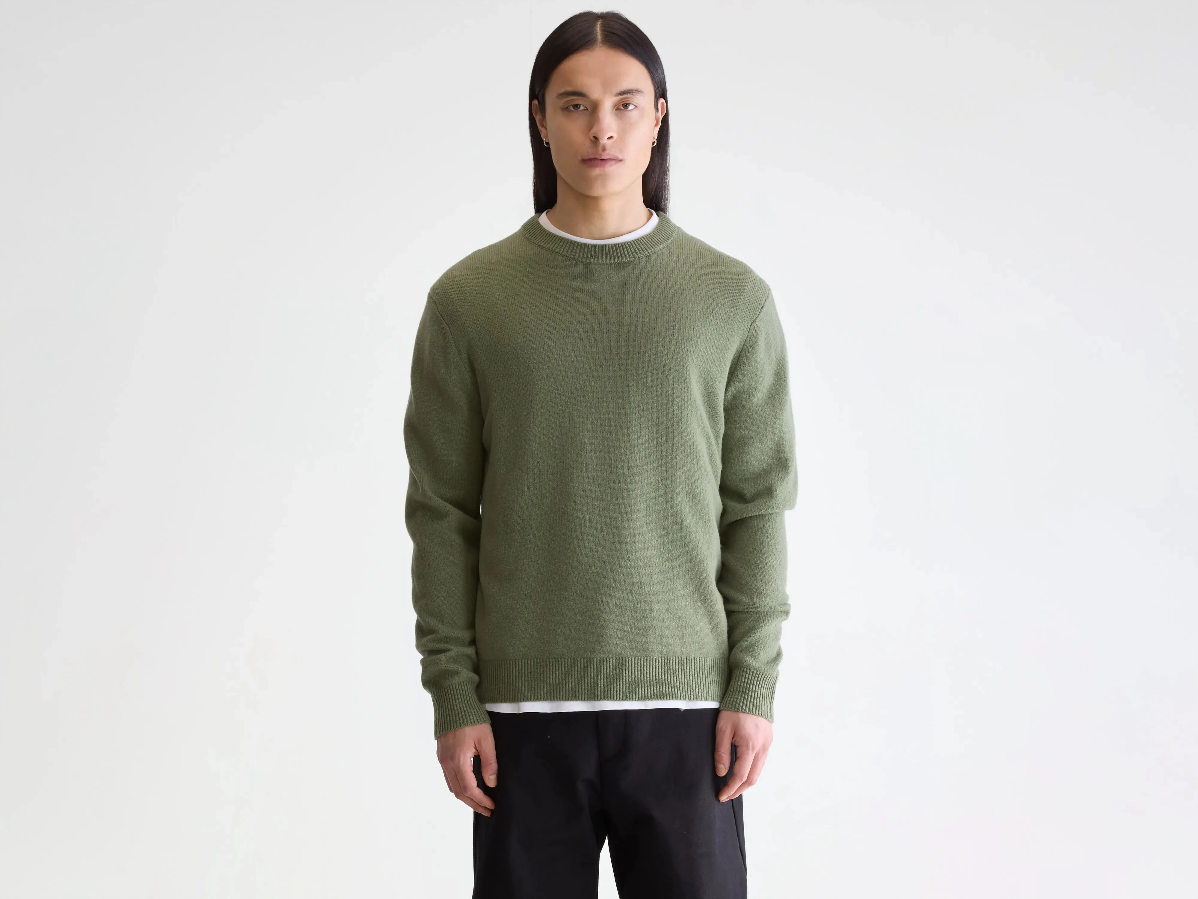 Donoon crewneck sweater (252 / M / EUCALYPTUS) sold by Bellrose