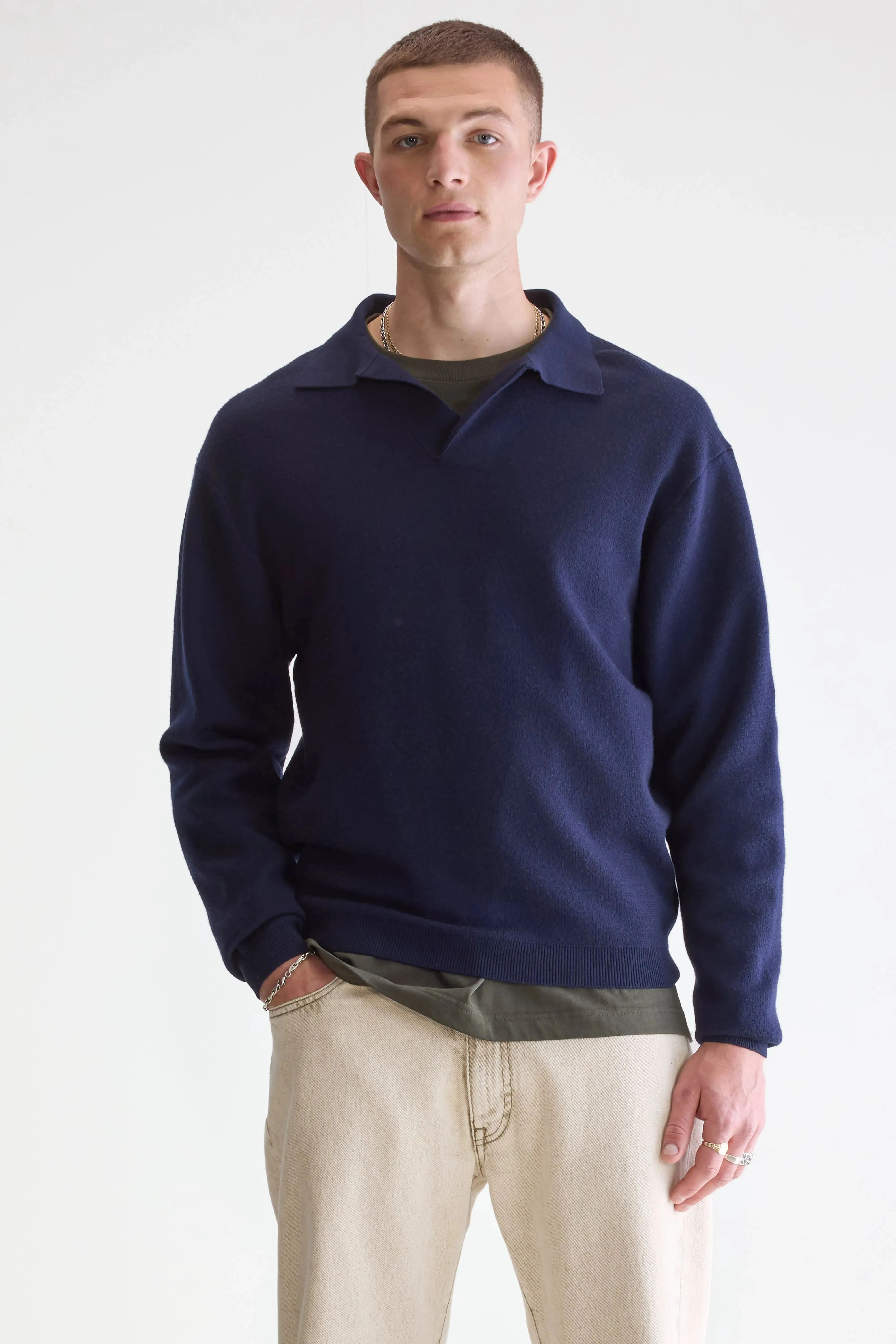 Diloux polo sweater (252 / M / NAVY) sold by Bellrose product image thumbnail 3