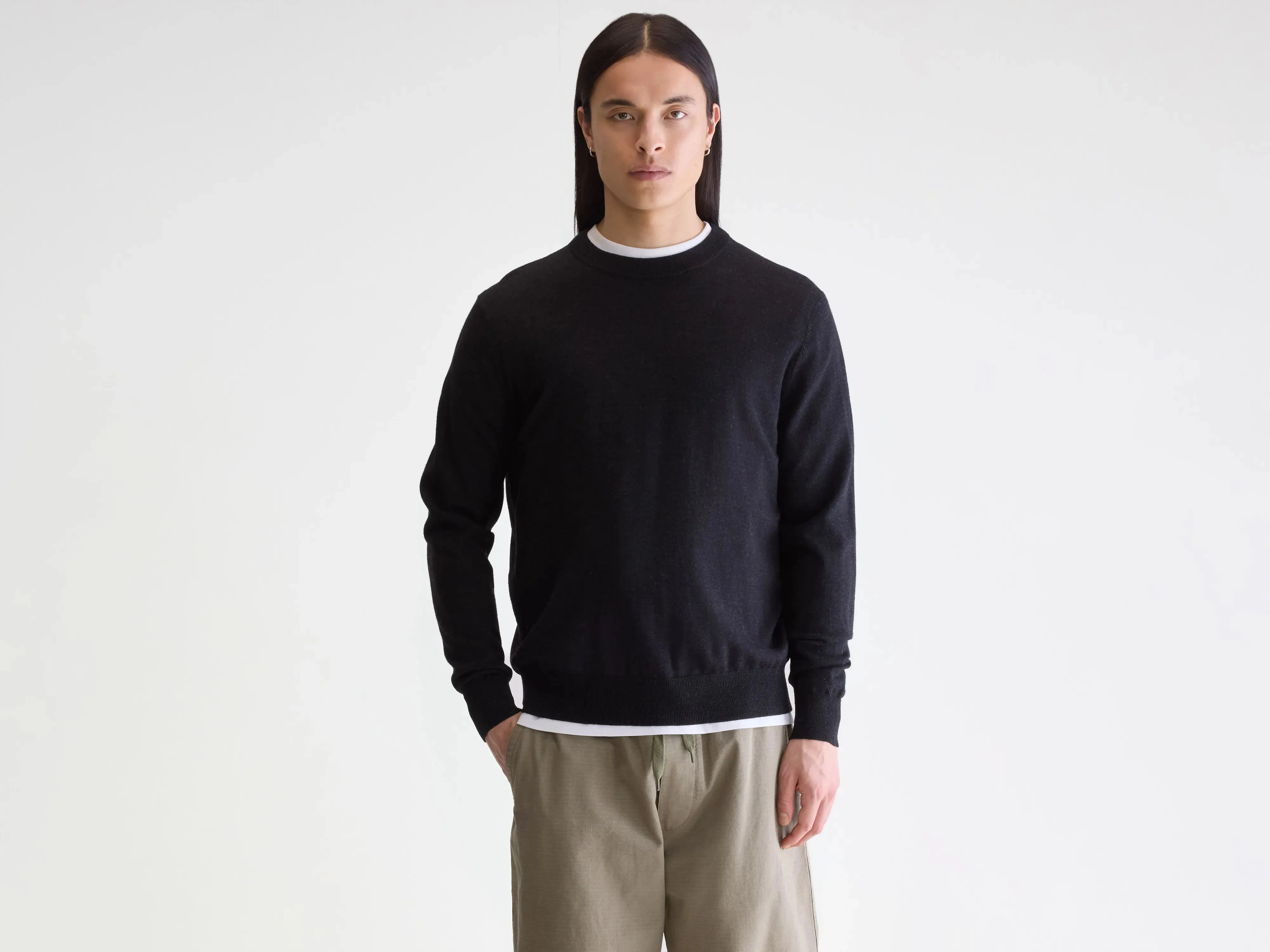 Dilliv crewneck sweater (252 / M / CHARCOAL) sold by Bellrose