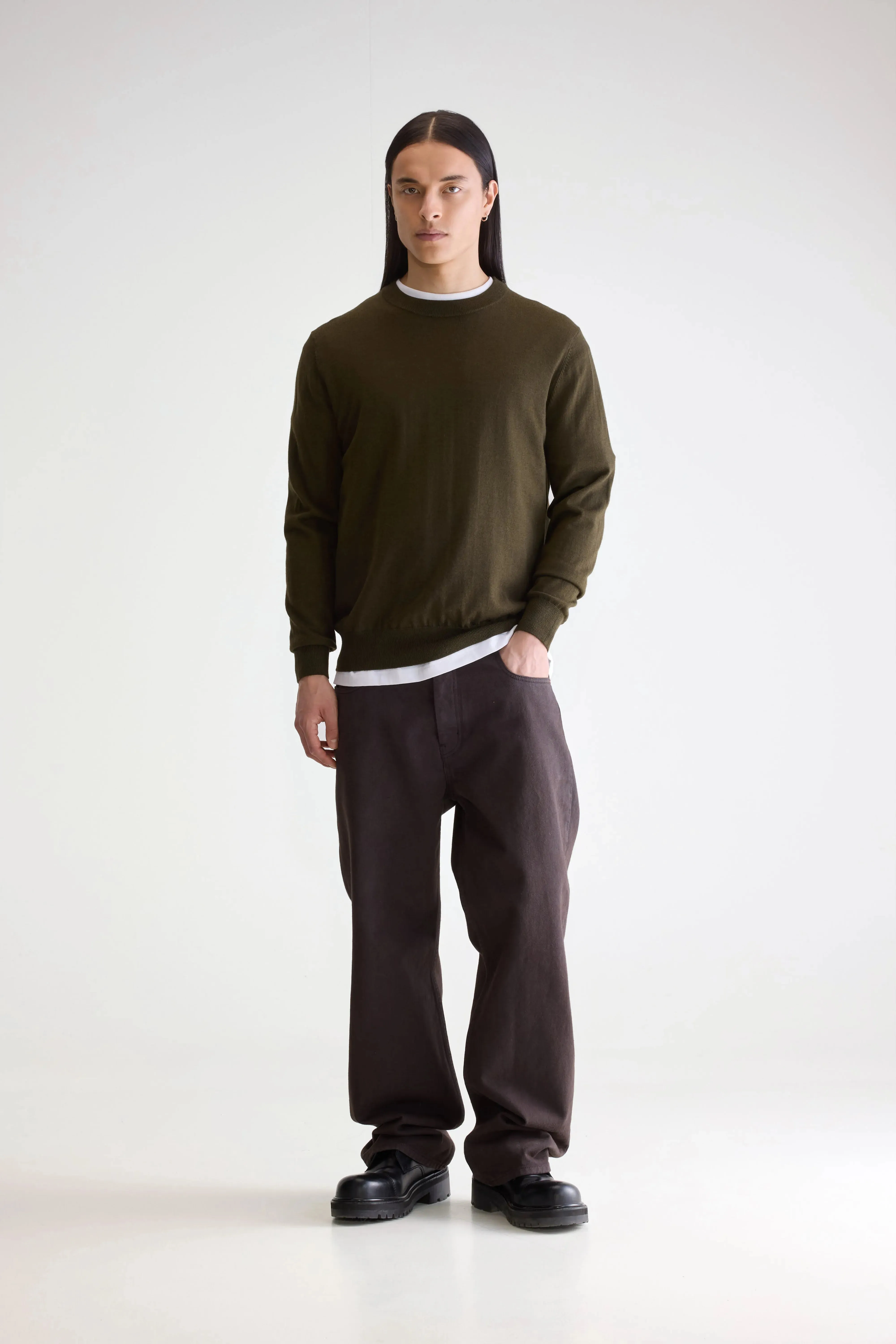 Dilliv crewneck sweater (252 / M / ARMY) sold by Bellrose product image thumbnail 3