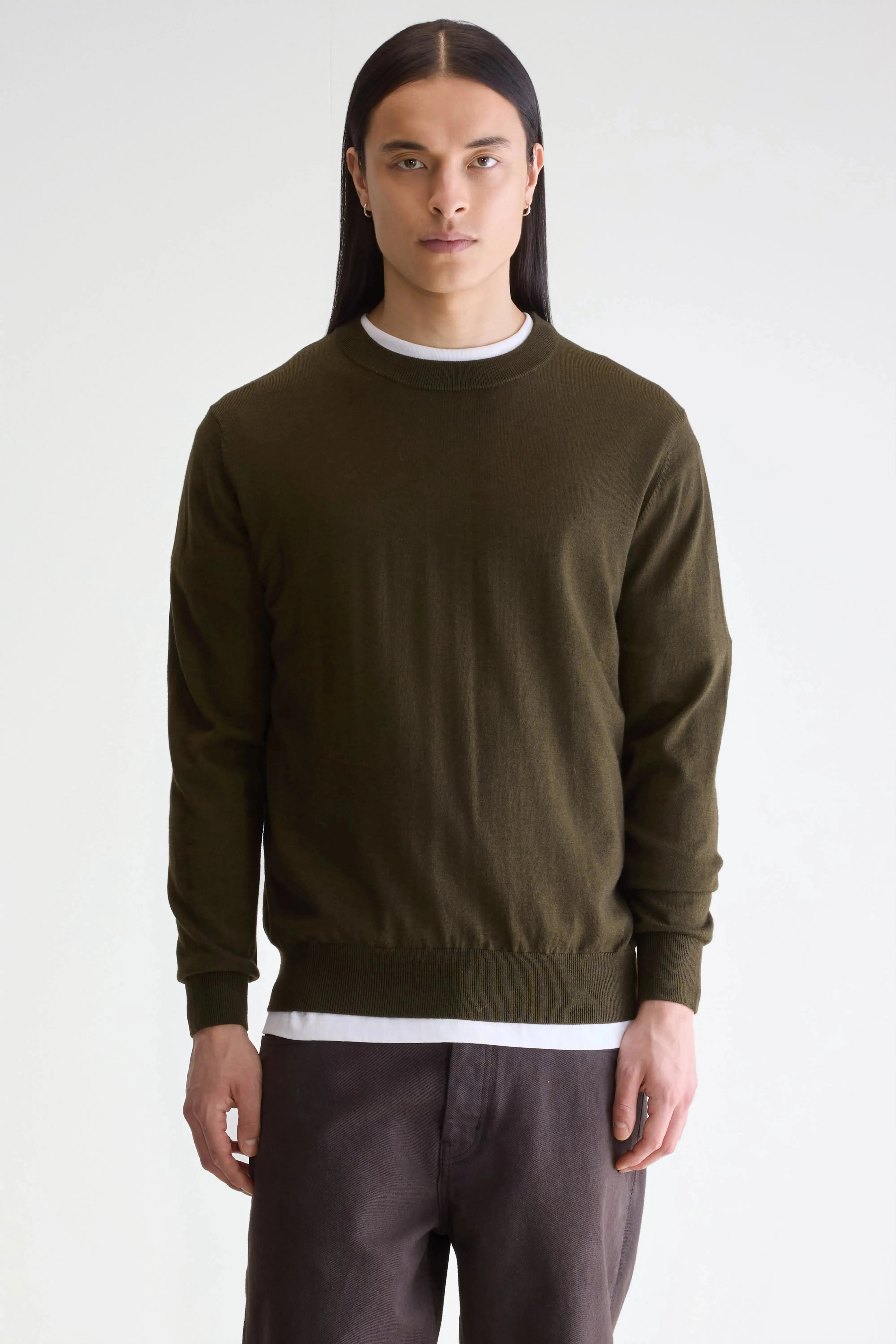Dilliv crewneck sweater (252 / M / ARMY) sold by Bellrose product image thumbnail 2