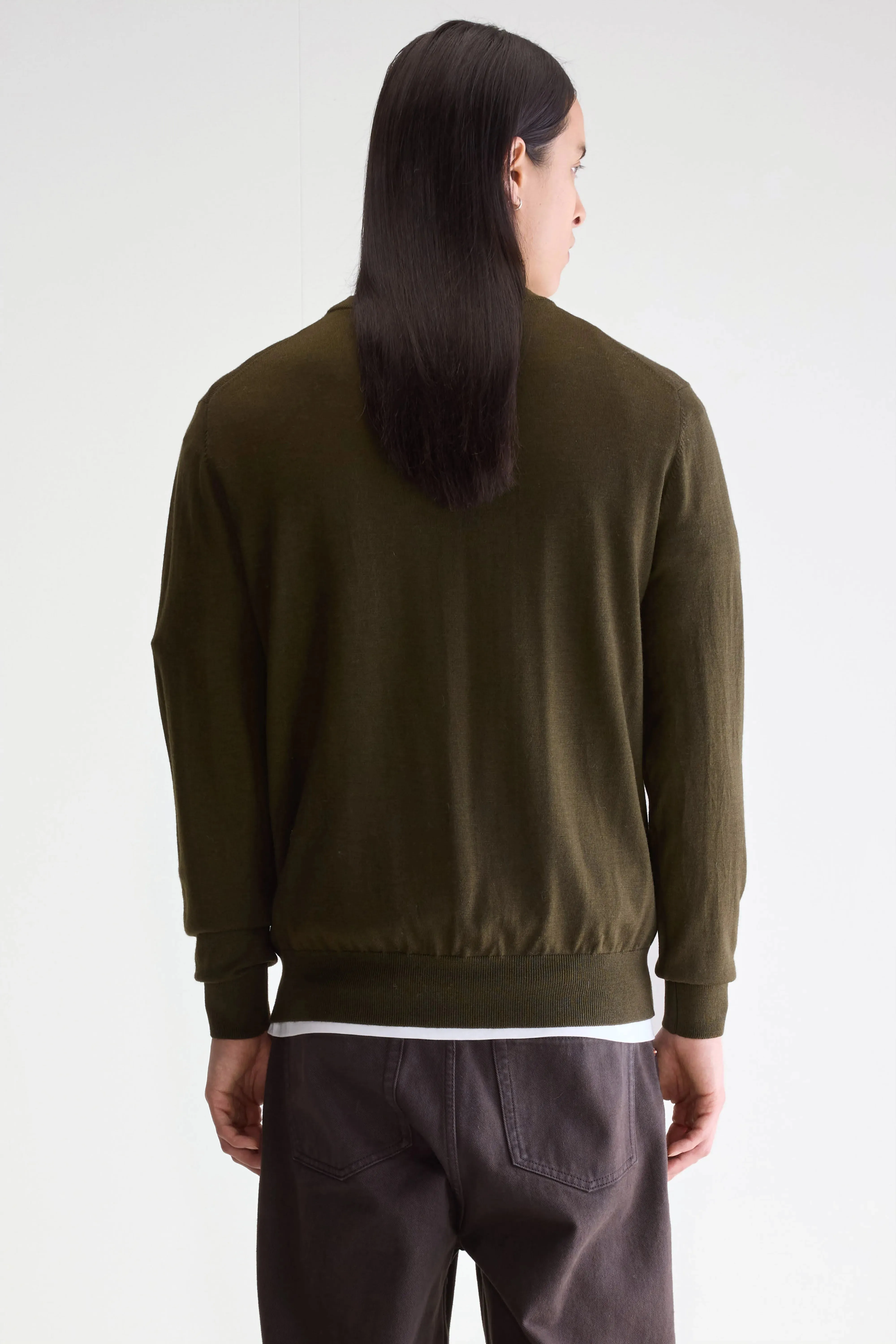 Dilliv crewneck sweater (252 / M / ARMY) sold by Bellrose product image thumbnail 4