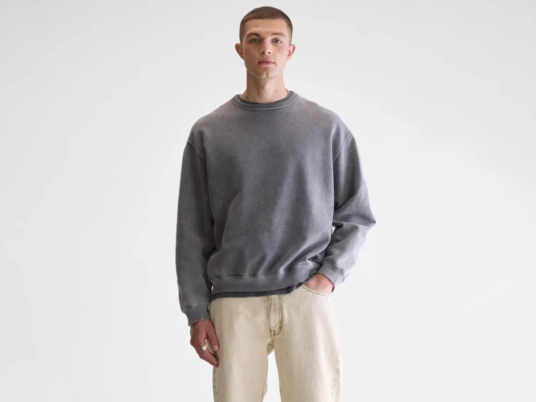 Fabien crewneck sweatshirt (252 / M / BLACK BLUE) sold by Bellrose