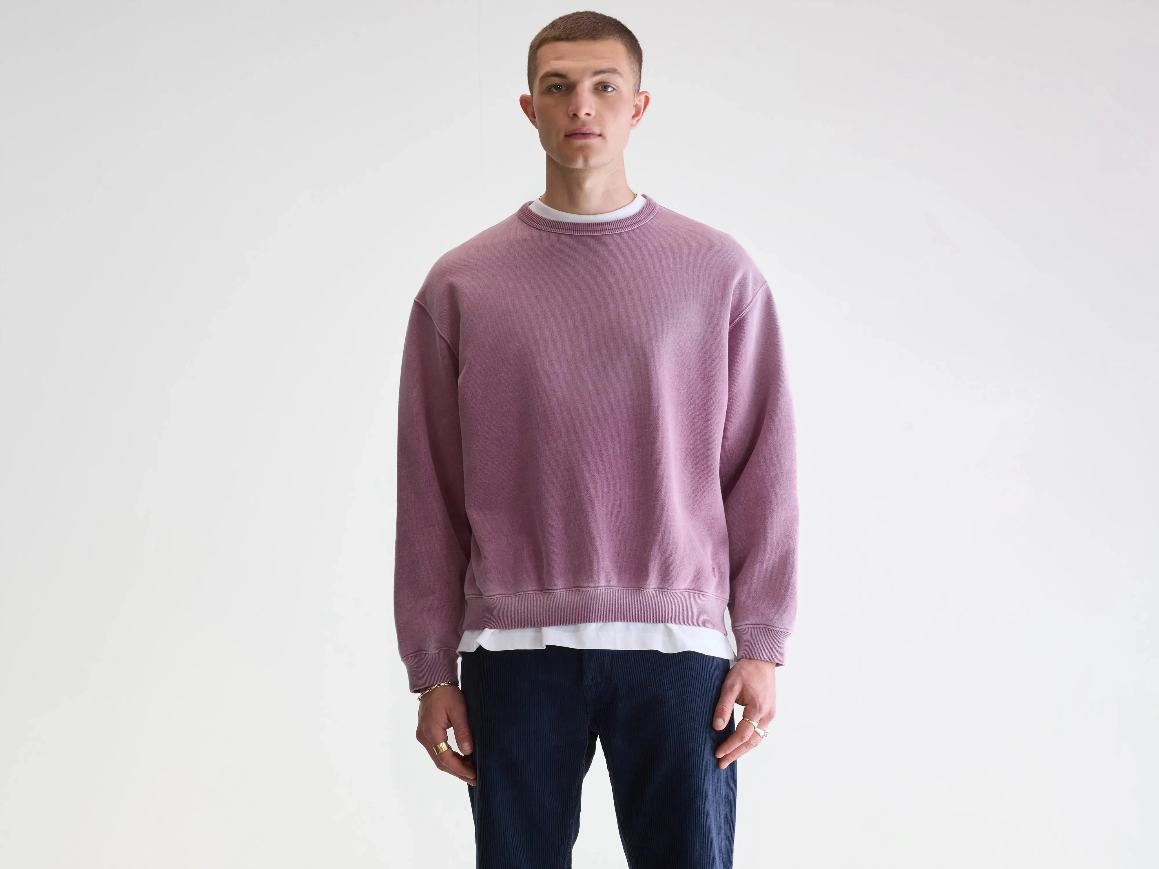 Fabien crewneck sweatshirt (252 / M / VELVET) sold by Bellrose