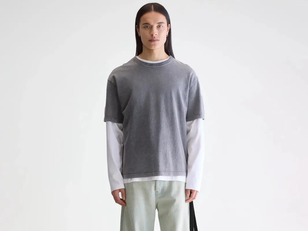 Vouch short-sleeve t-shirt (252 / M / BLACK BLUE) sold by Bellrose