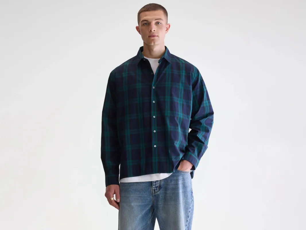 Gollie relaxed shirt (252 / M / CHECK E) sold by Bellrose