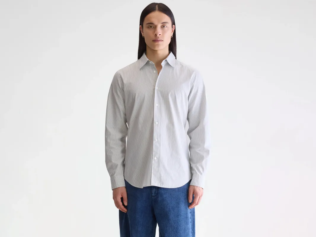 Gabe slim shirt (252 / M / STRIPE U) made by Bellerose