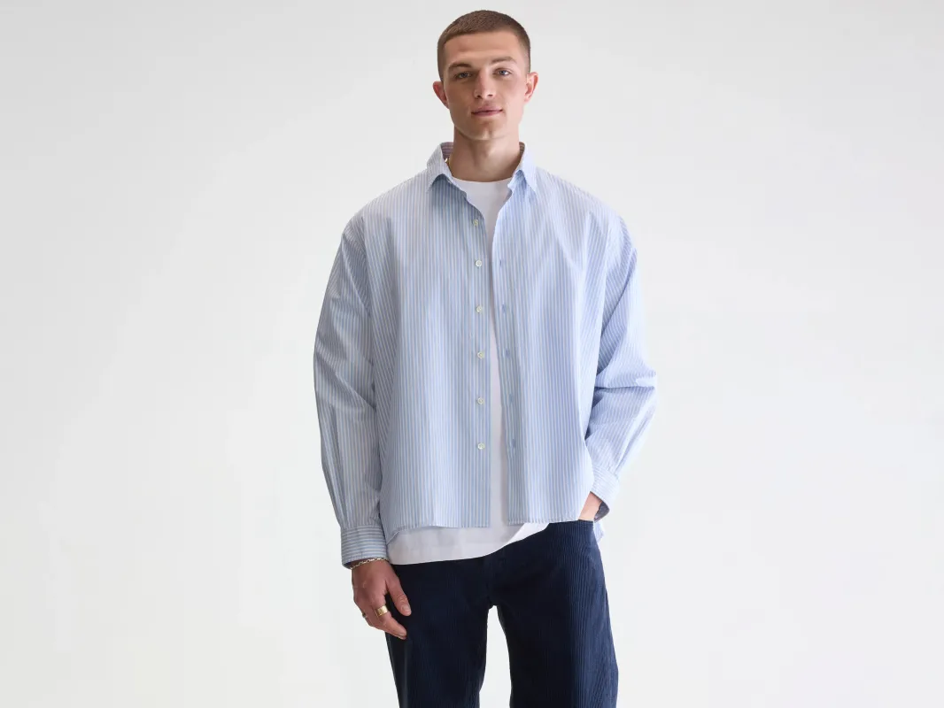 Gollie relaxed shirt (252 / M / STRIPE W) sold by Bellrose