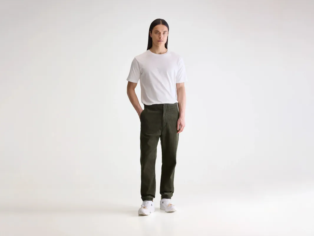 Paynt corduroy trousers (252 / M / DARK OLIVE) sold by Bellrose