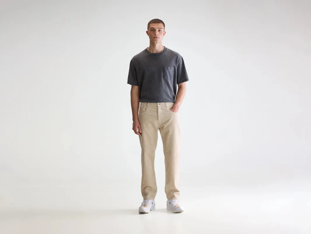 Percy relaxed trousers (252 / M / CALCAIRE) sold by Bellrose