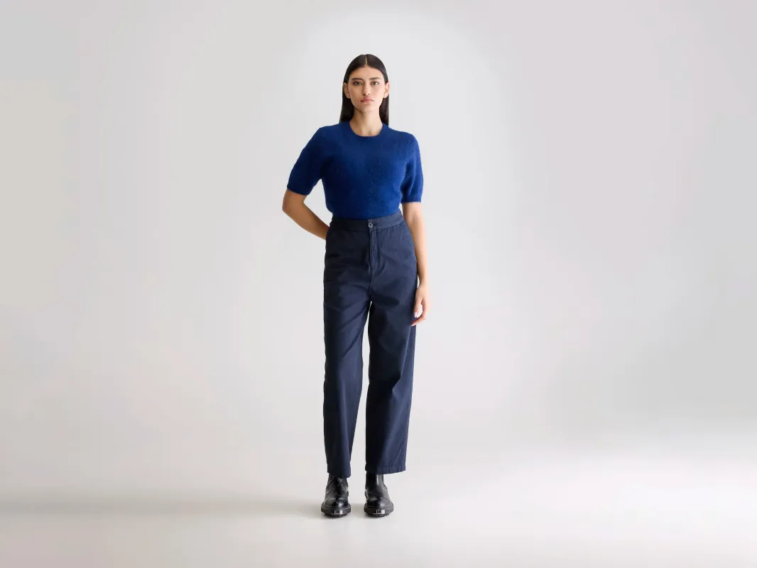 Pasop relaxed trousers (252 / W / NAVY) sold by Bellrose