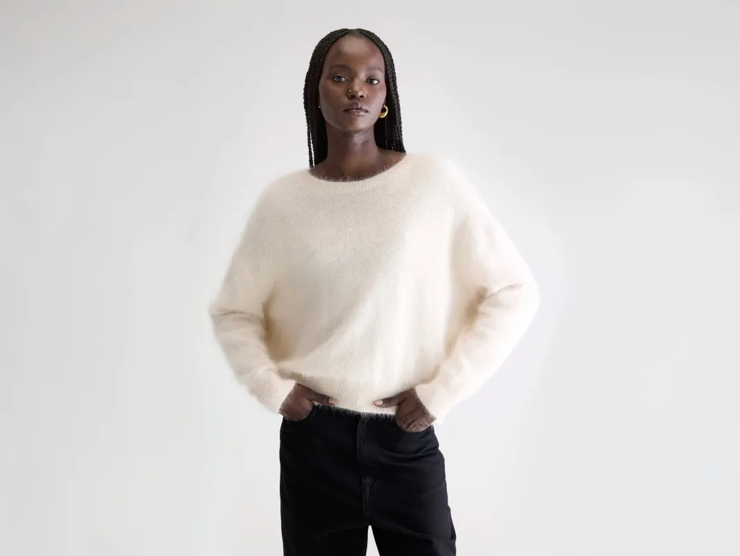 Dathe angora-blend sweater (252 / W / PARCHEMIN) sold by Bellrose