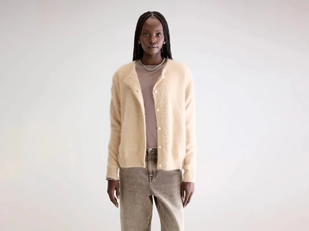 Dathan angora-blend cardigan (252 / W / IVORY) made by Bellerose